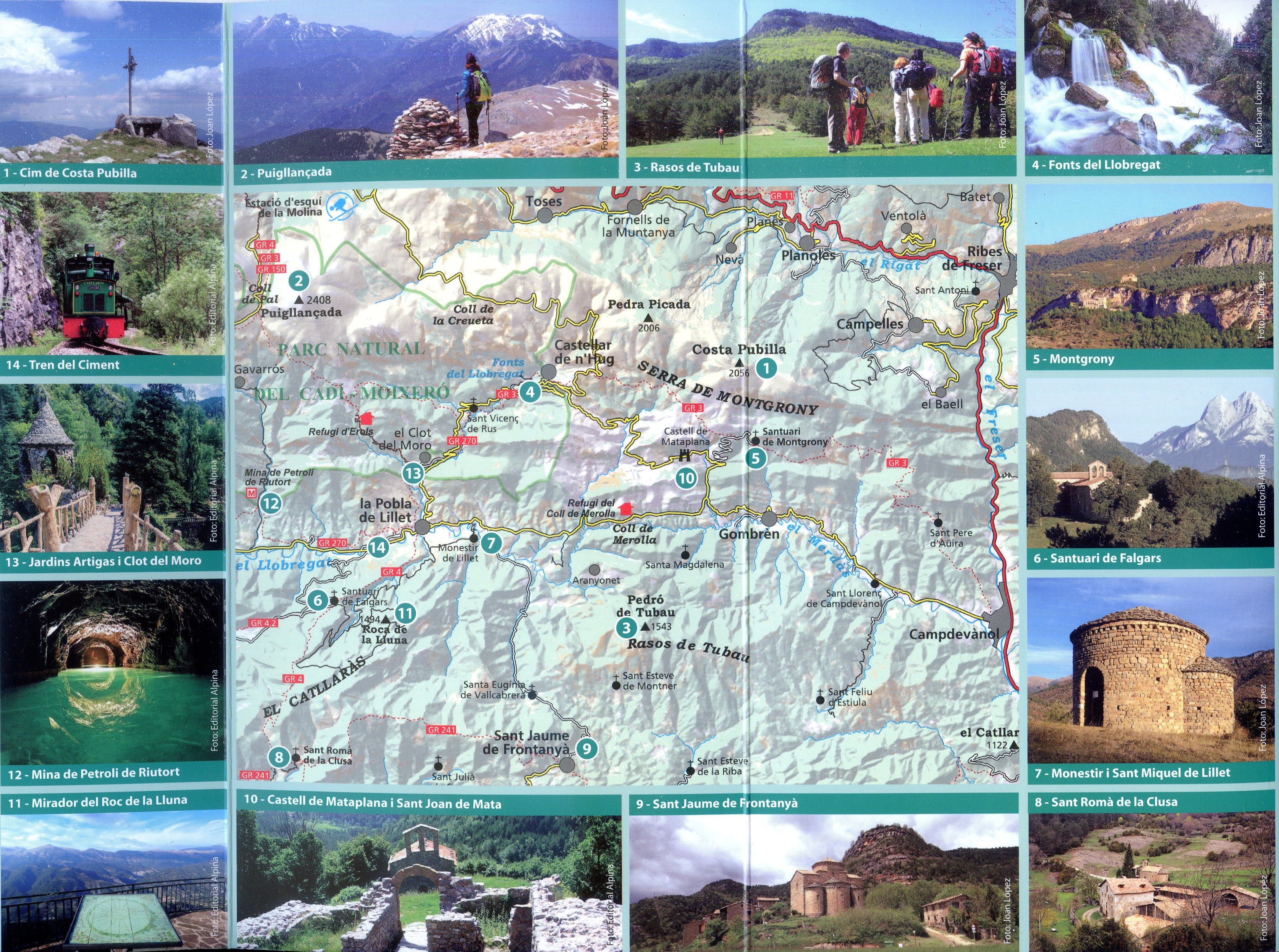 Montgrony : Fonts del Llobregat : Parc Natural Cadí-Moixeró - Miniatura 3