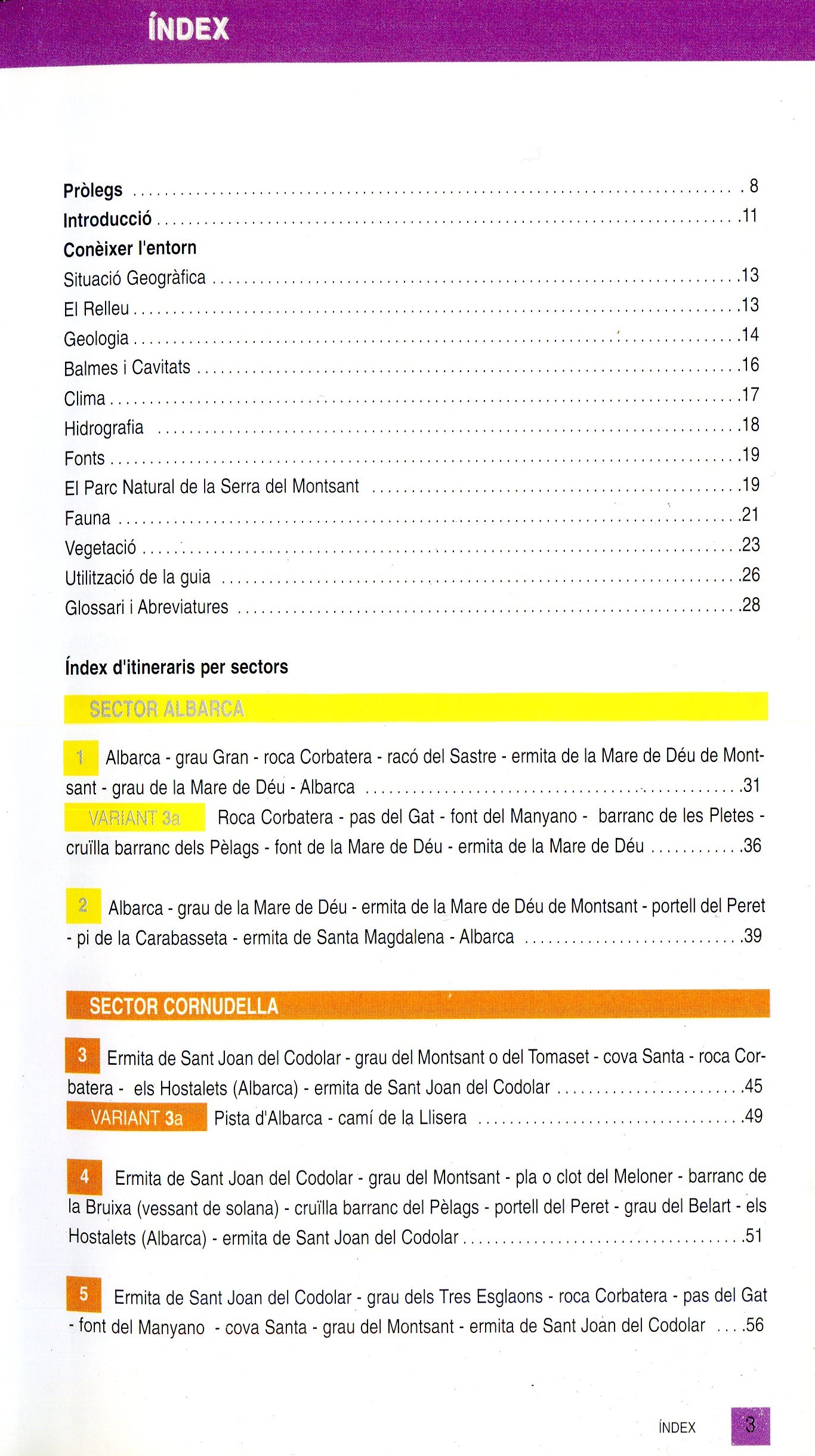 Serra de Montsant : Excursions pel Parc Natural : 36 Itineraris circulars i 8 travesses - Miniatura 2