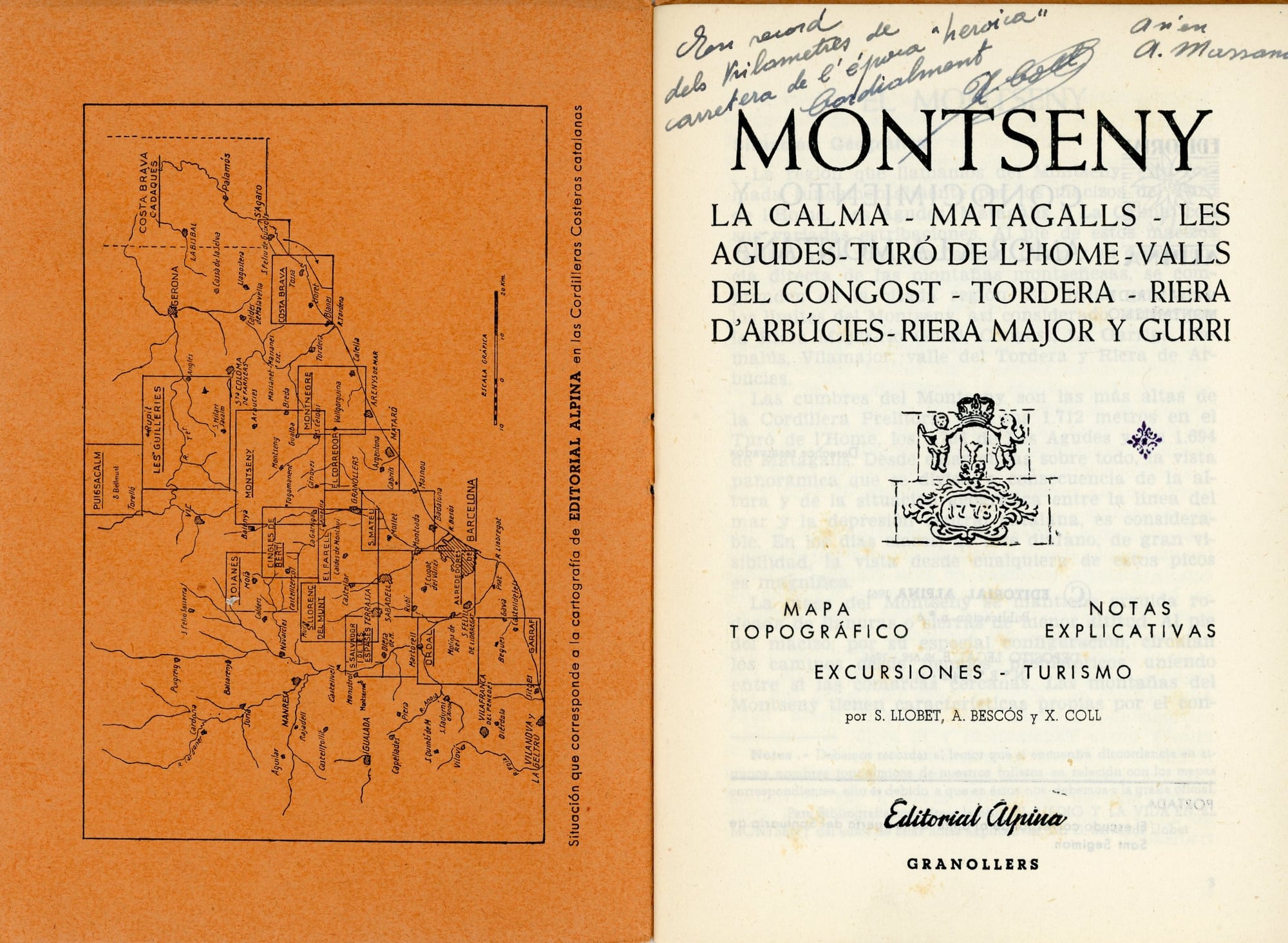 Montseny : La Calma - Matagalls - Les Agudes - Turó de l'Home - Valls del Congost - Tordera - Riera d'Arbúcies - Riera Major y Gurri - Miniatura 2