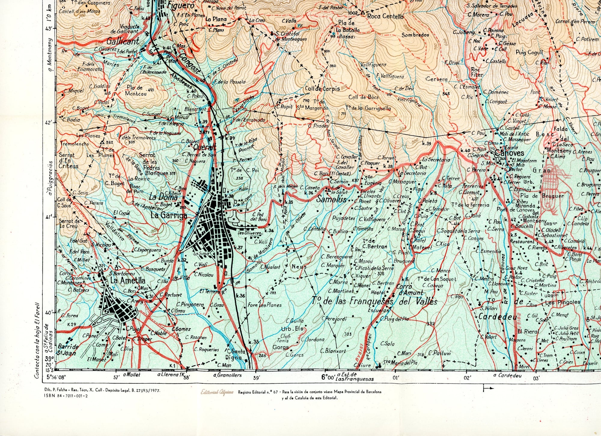 Montseny, El : La Calma - Maragalls - Agudes - Turó de l'Home - Tordera : Santa Fe - Sant Marçal - Viladrau - Arbúcies - Sant Celoni - Seva - Miniatura 5