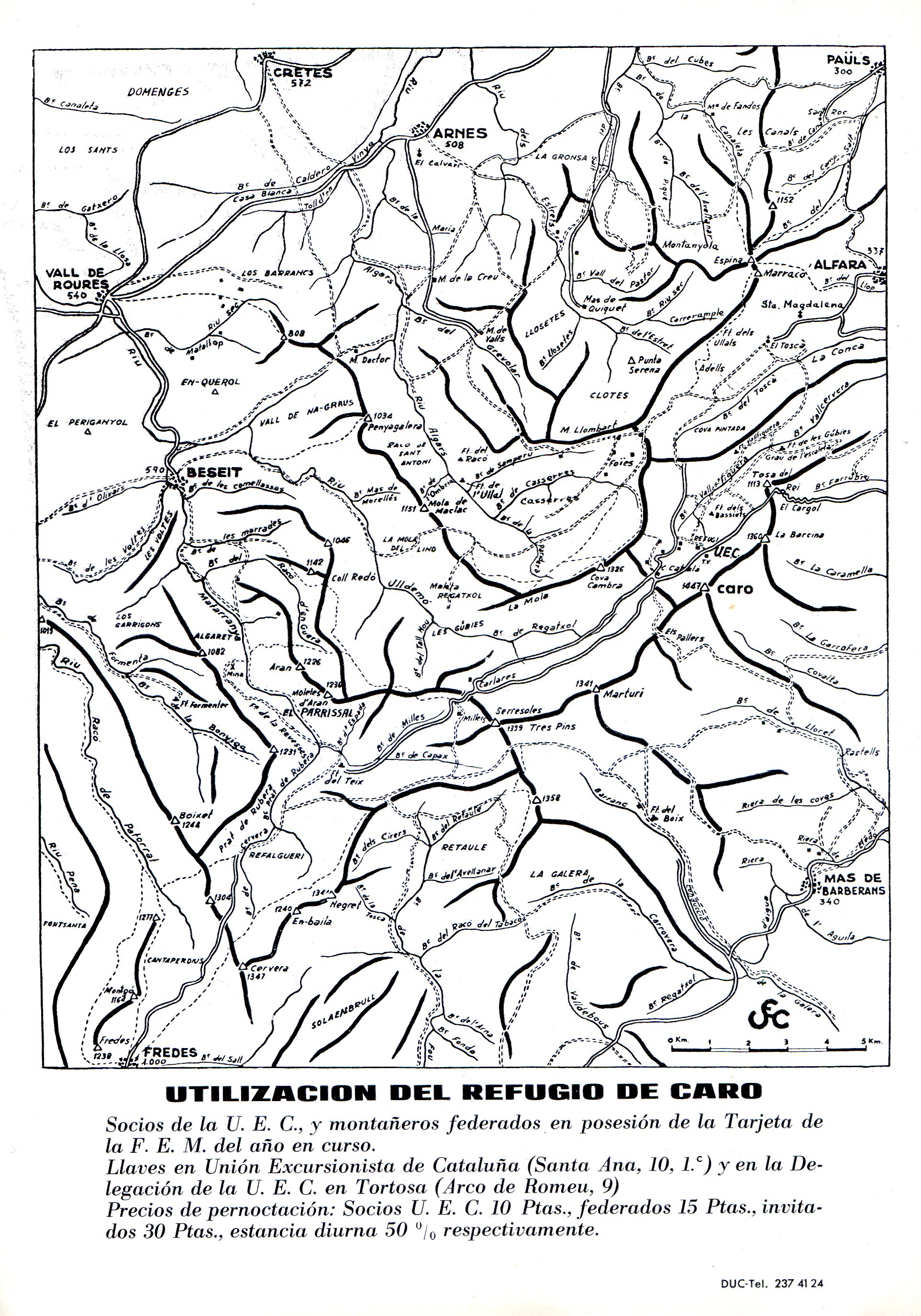 Nuevo Refugio-Caro : Puertos de Tortosa-Beceite a 1.070 metros : XXXV Aniversario - Miniatura 3