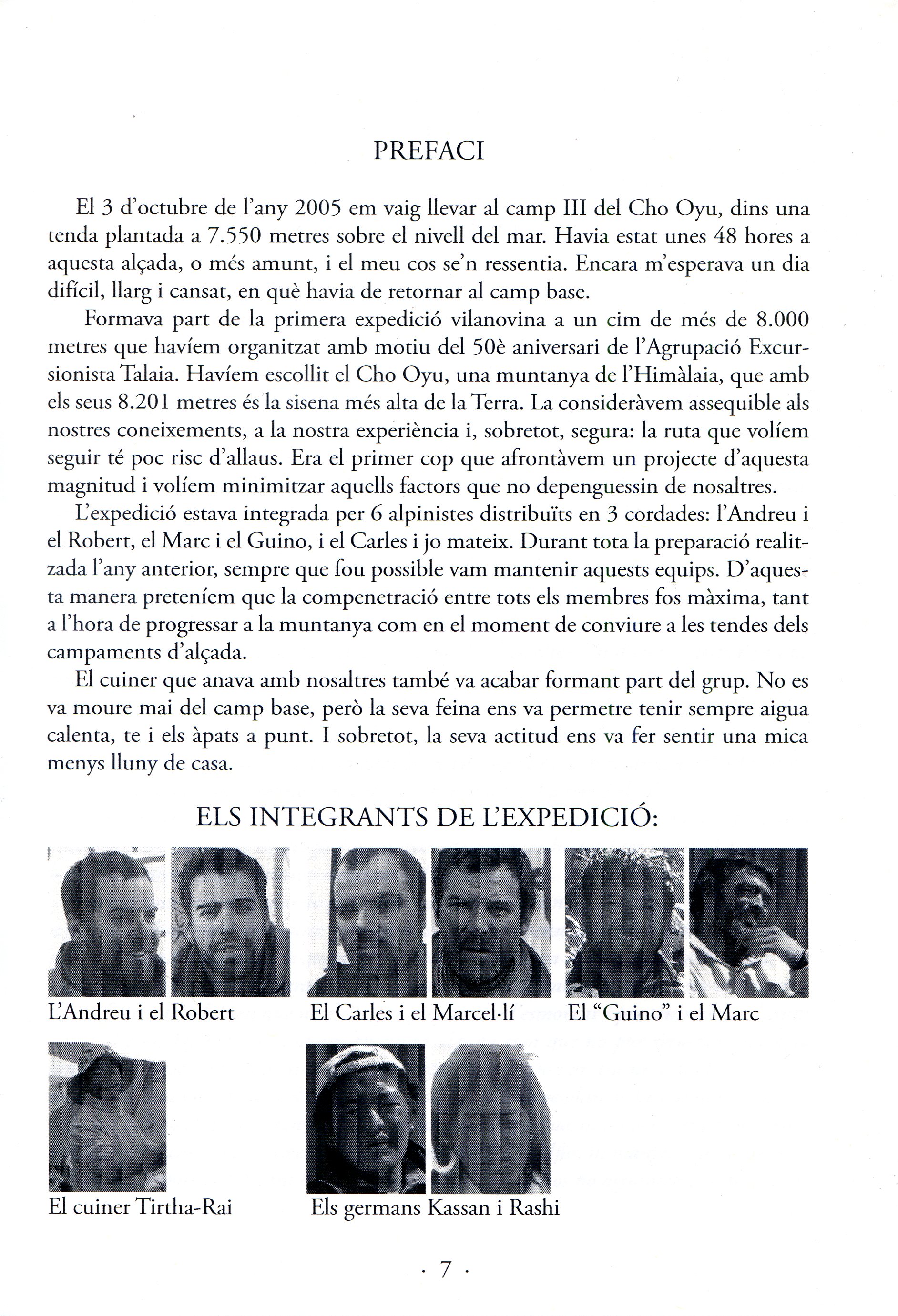 On la terra s'acaba : De Vilanova al Cho Oyu - Miniatura 2