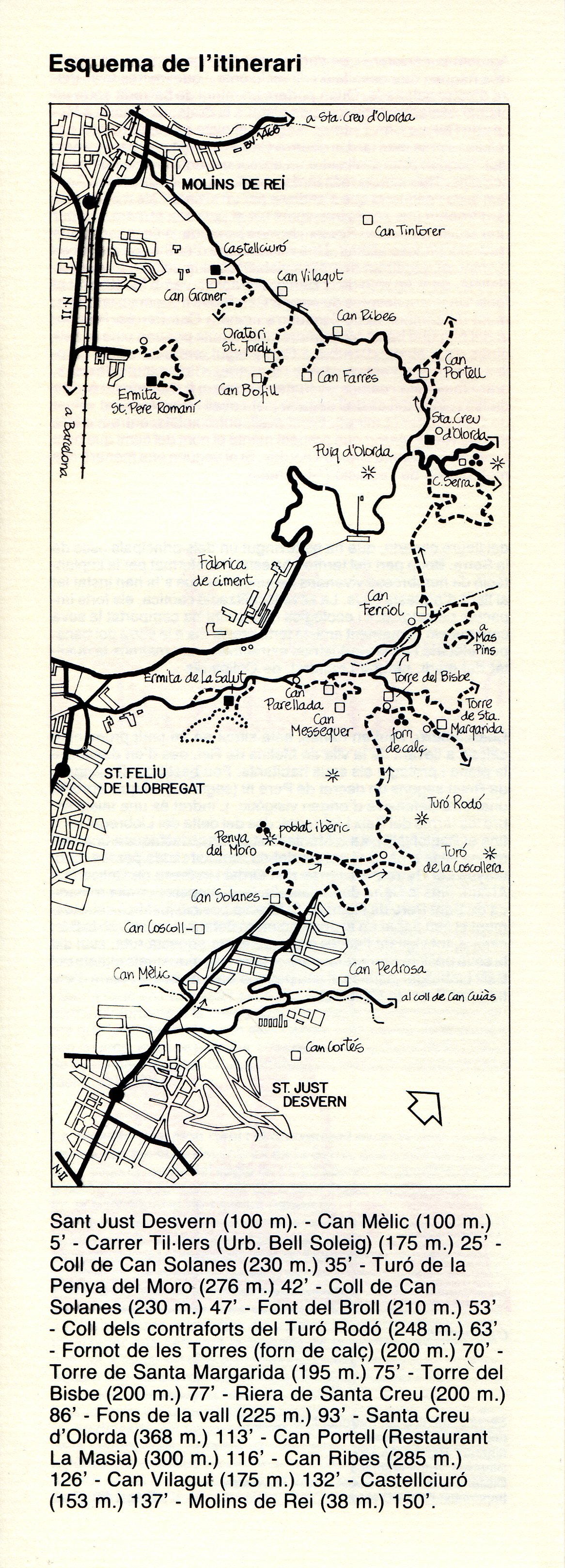 Parc de Collcerola : Itineraris a peu 1-6 - Miniatura 8
