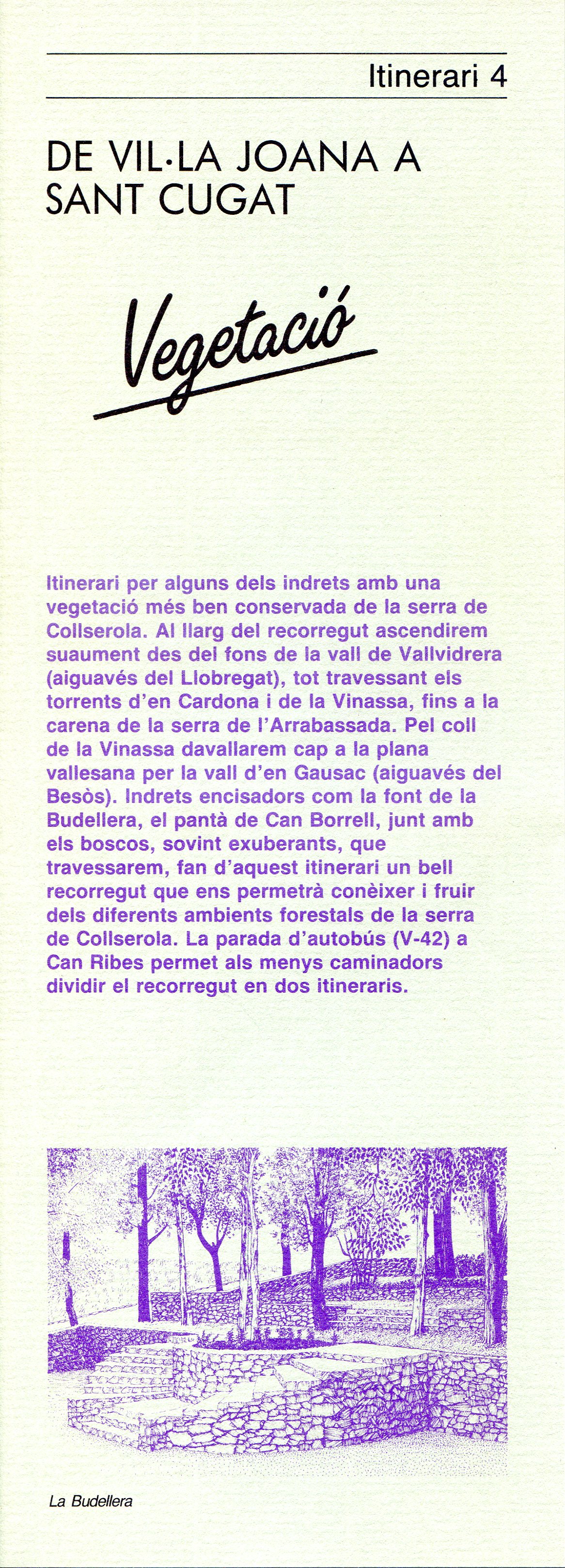 Parc de Collcerola : Itineraris a peu 1-6 - Miniatura 9