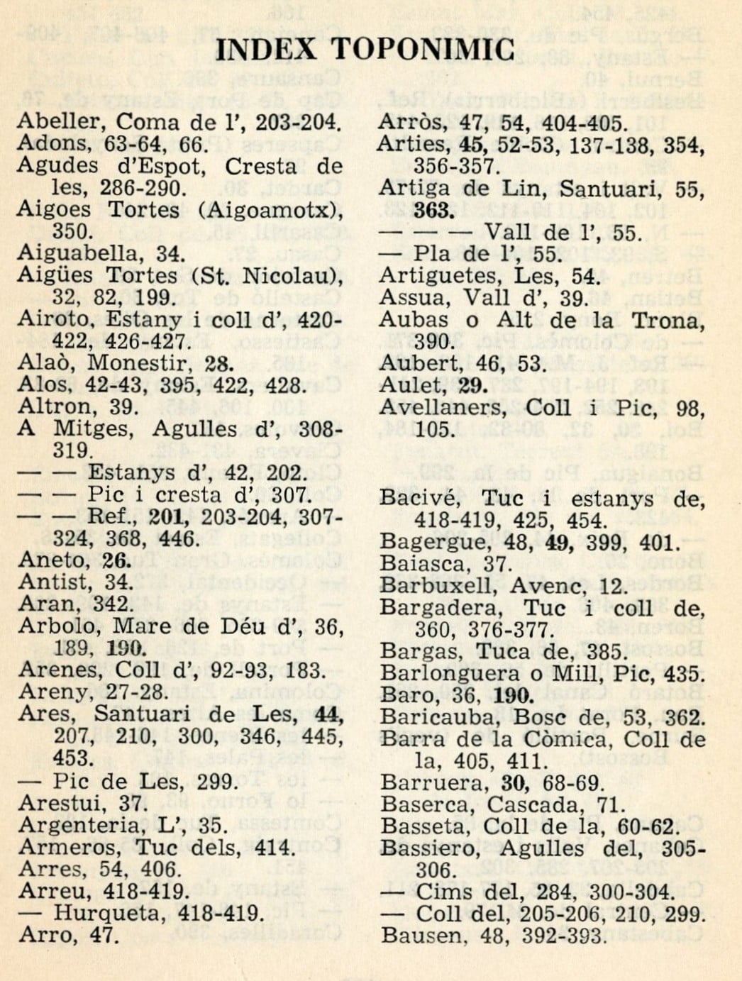 Pallars - Aran : (Del Garona i Noguera Ribagorçana al Noguera Pallaresa) : Besiberri - Montarto - Comolés - Peguera - Encantats - Mauberme - Miniatura 3
