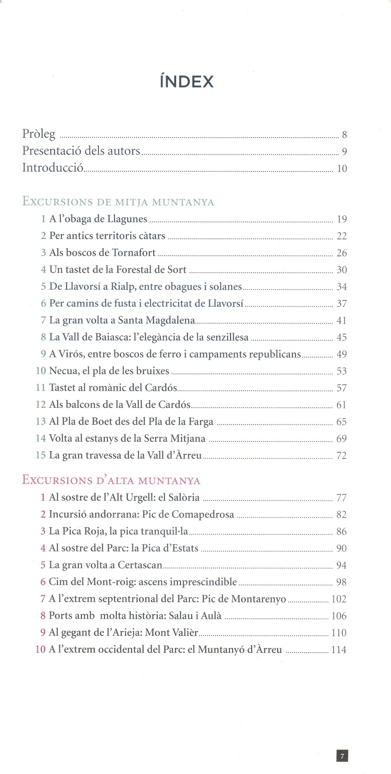 25 excursions imprescindibles pel Parc Natural de l'Alt Pirineu : amb 25 mapes cartogràfics i perfils altimètrics - Miniatura 3