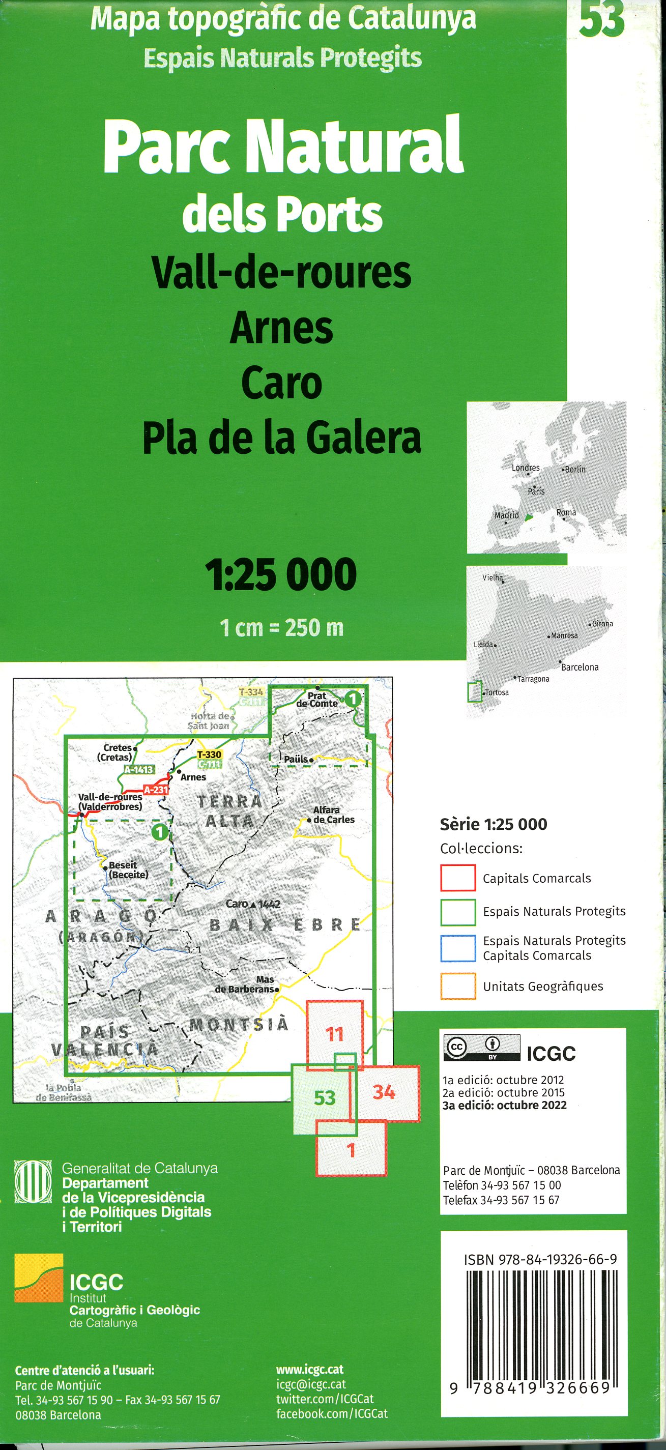 Parc Natural dels Ports : Vall-de-roures · Arnes · Caro · Pla de la Galera - Miniatura 2