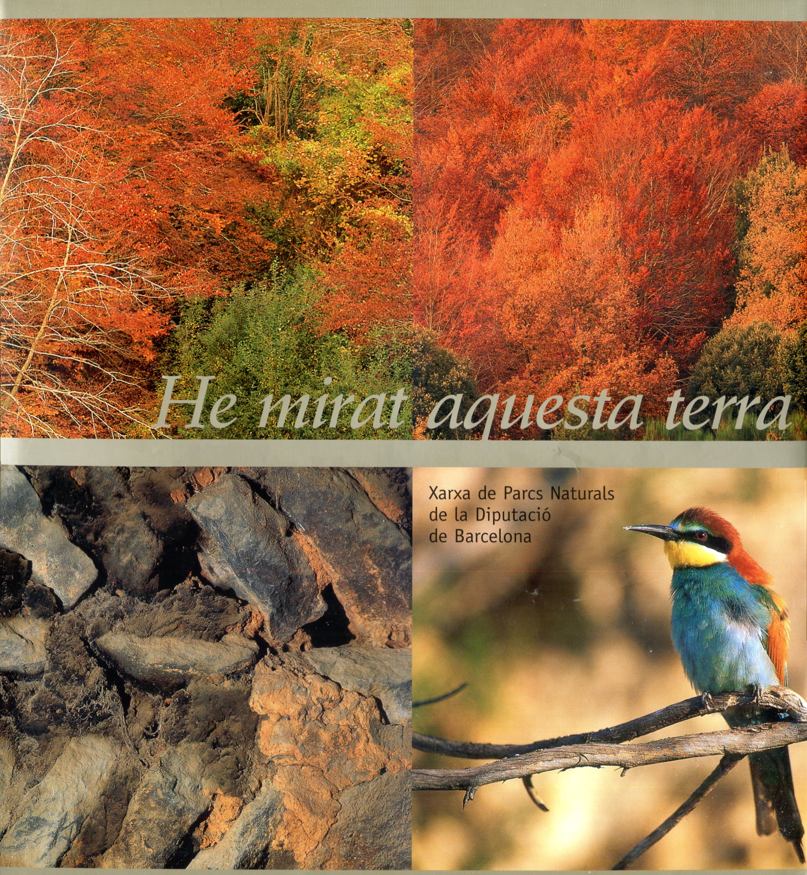 He mirat aquesta terra : Xarxa de Parcs Naturals de la Diputació de Barcelona - Portada