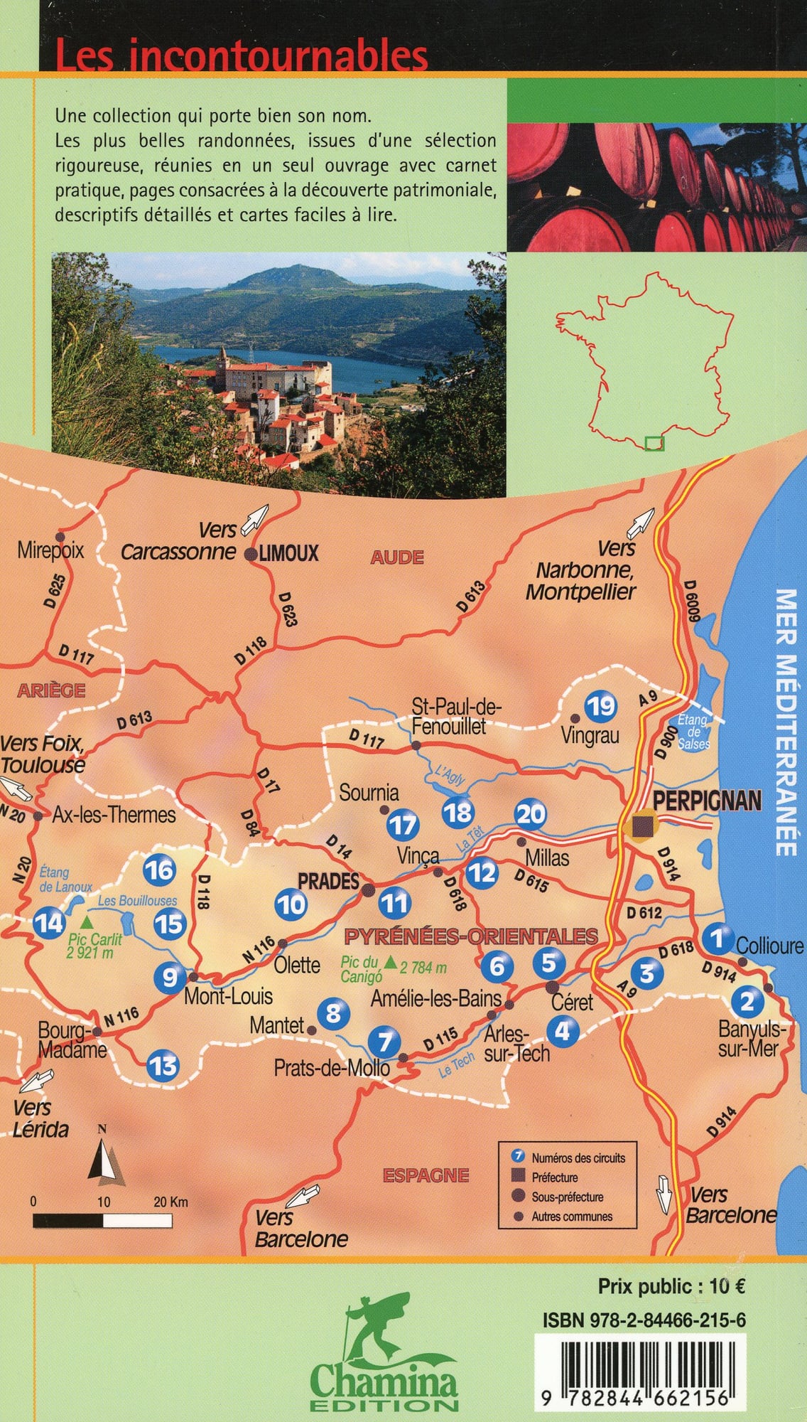 incontournables balades a pied, Les : Pays catalan : Languedoc-Roussillon : Pyrénées-orientales : 20 balades exceptionnelles - Miniatura 2