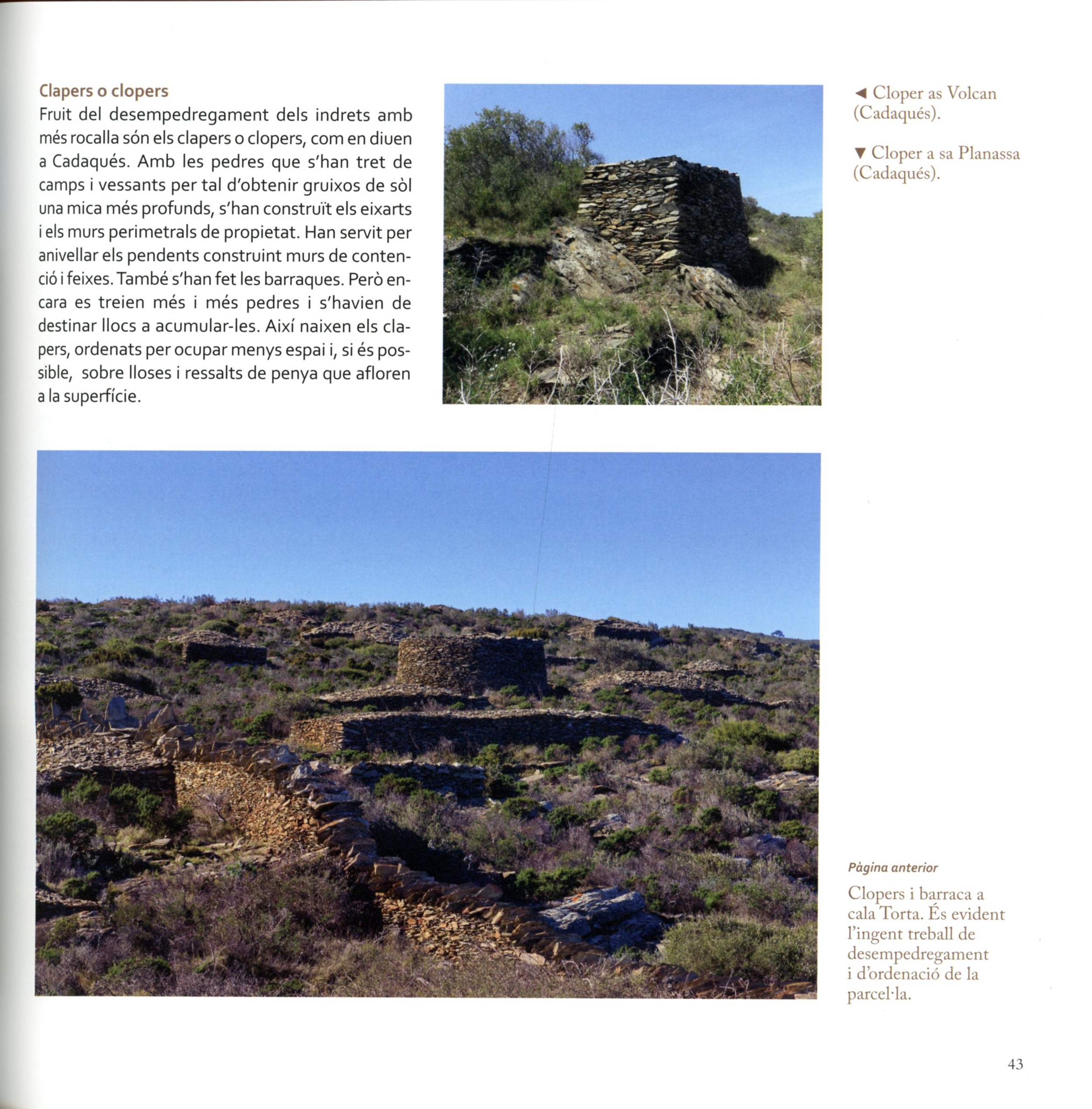 pedra seca al Cap de Creus, La : El Port de la Selva, La Selva de Mar, Cadaqués i Roses - Miniatura 4