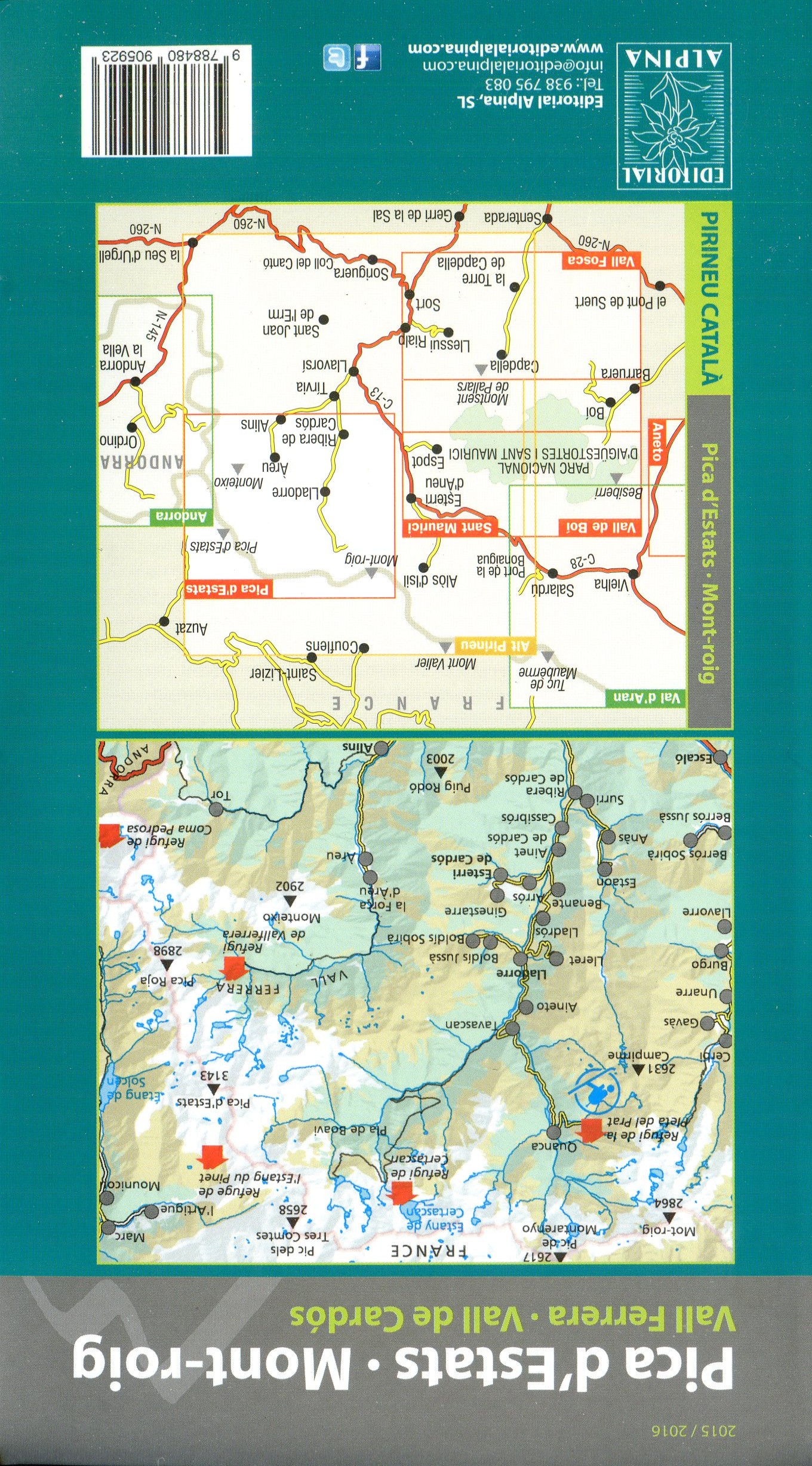 Pica d'Estats : Mont-roig : Vall Ferrera · Vall de Cardós - Miniatura 2