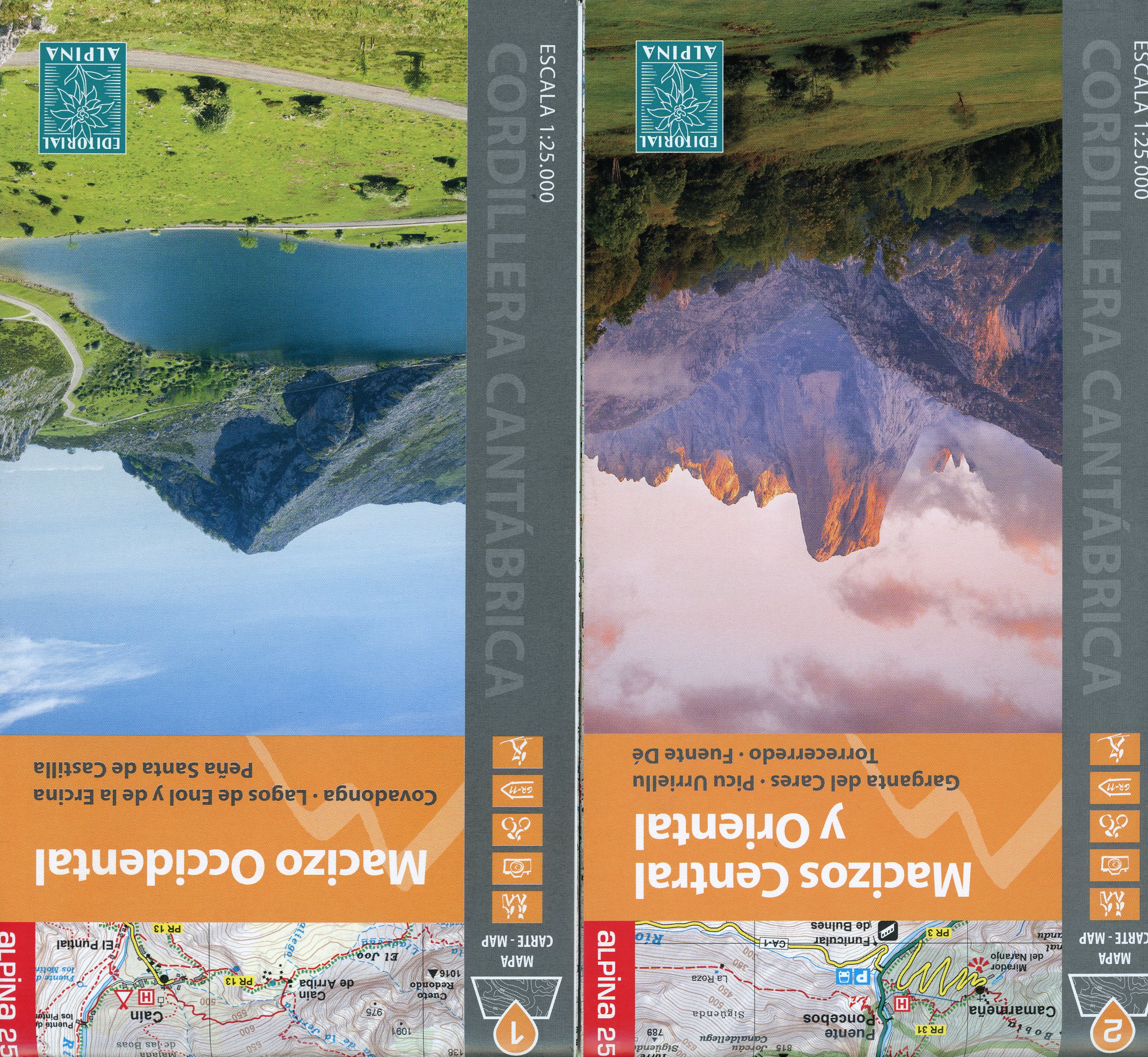 Picos de Europa : Parque Nacional : Macizos Occidental, Central y Oriental - Miniatura 2