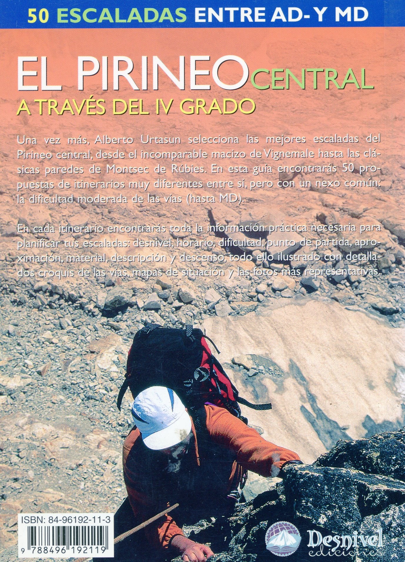 Pirineo Central a través del IV grado, El : 50 escaladas  entre AD- y MD - Miniatura 4