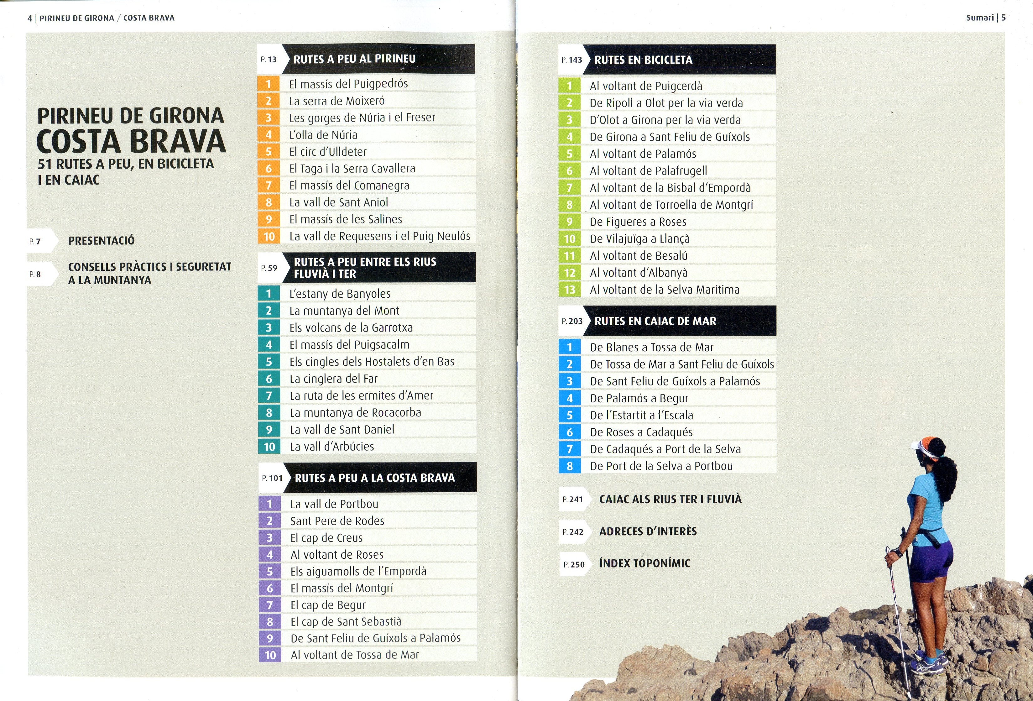 Pirineu de Girona : Costa Brava : 51 rutes a peu, en bicicleta i en caiac - Miniatura 3