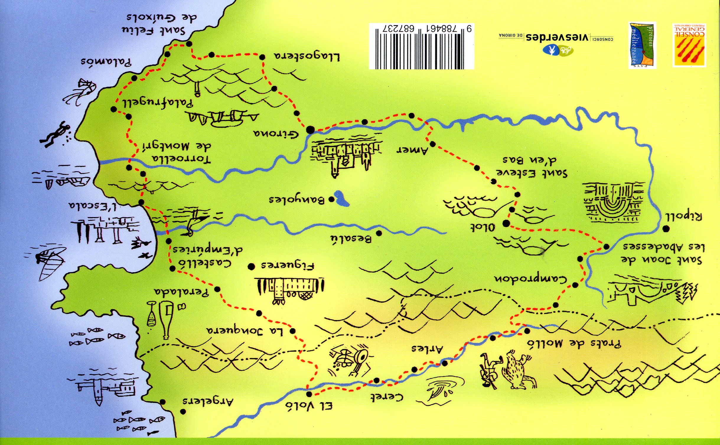 pirinexus : Ruta cicloturística catalana : Guia i mapa de serveis del recorregut - Miniatura 2