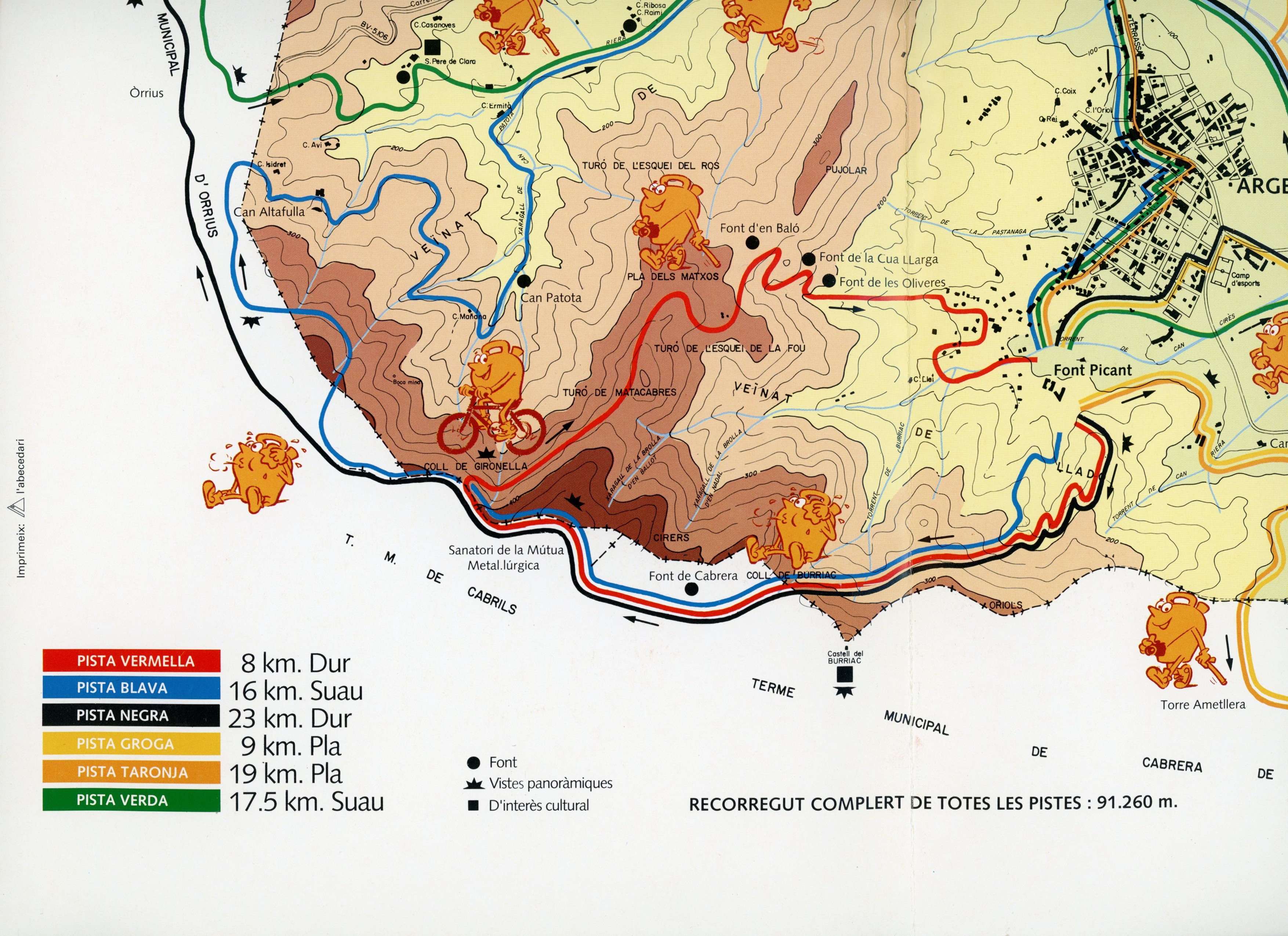 Pistes de muntanya per recórrer a peu, corrent o en bicicleta tot terreny - Miniatura 2