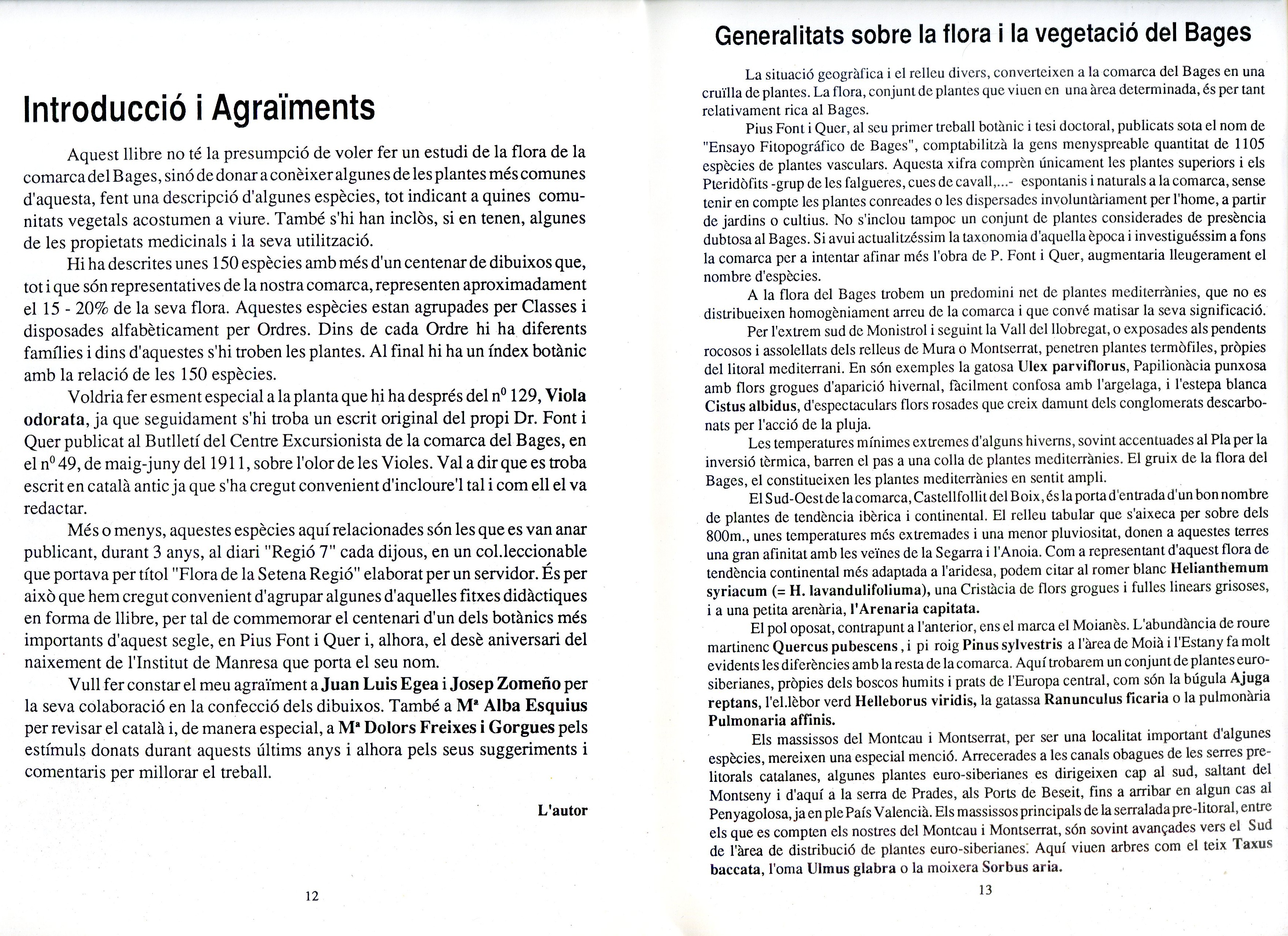 Plantes del Bages : Aproximació a la flora de la comarca - Miniatura 2