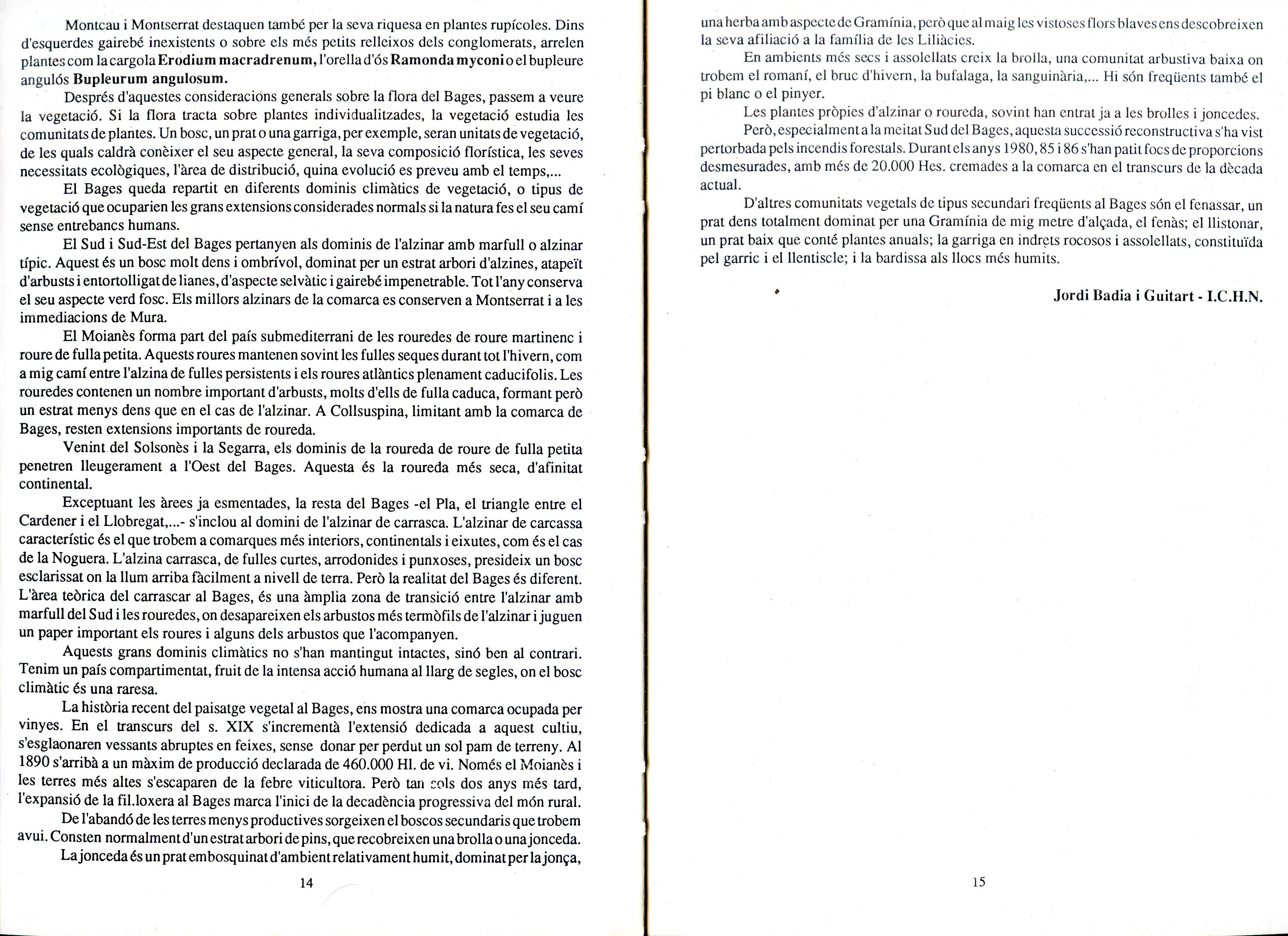 Plantes del Bages : Aproximació a la flora de la comarca - Miniatura 3