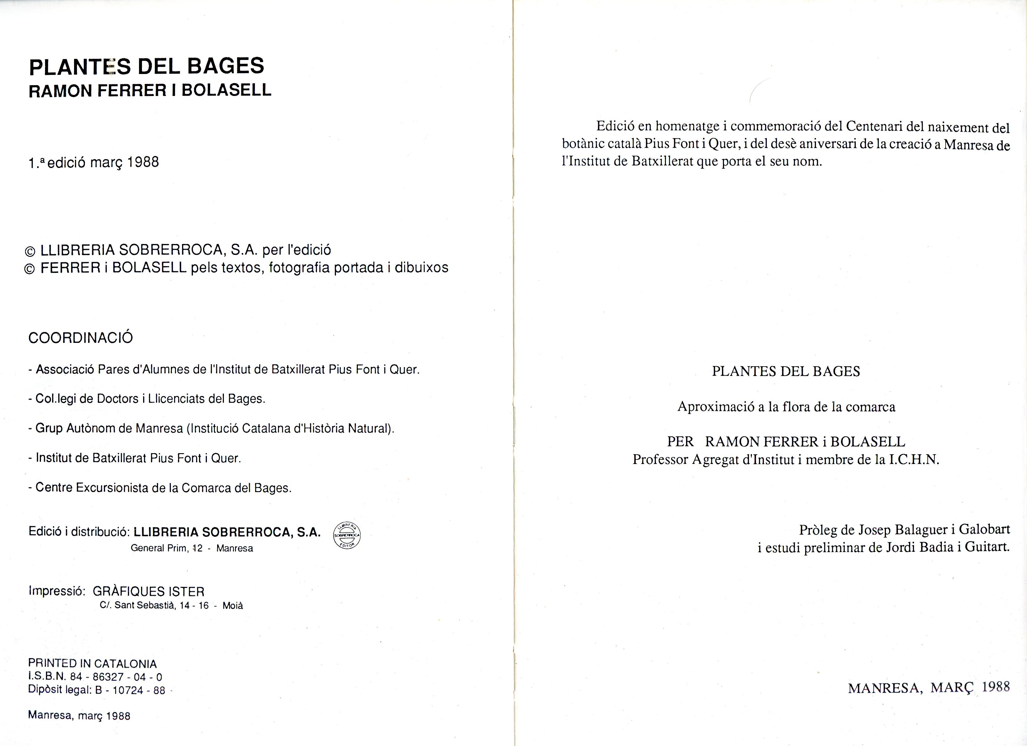 Plantes del Bages : Aproximació a la flora de la comarca - Miniatura 4