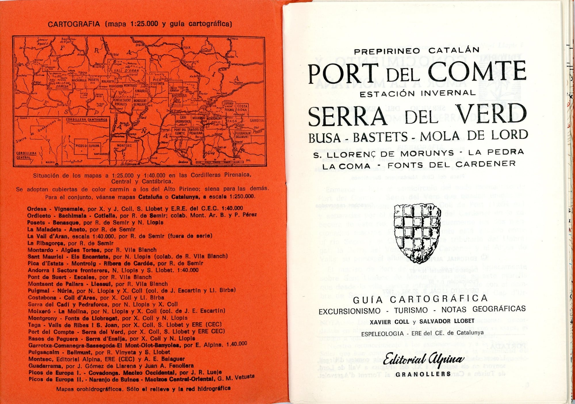 Port del Comte : Estación invernal Serra del Verd : Busa - Bastets - Mola de Lord : S. Llorenç de Morunys - La Pedra - La Coma - Fonts del Cardener - Miniatura 2