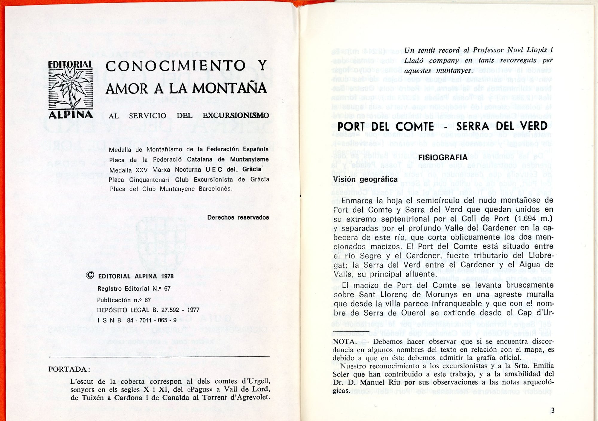 Port del Comte : Estación invernal Serra del Verd : Busa - Bastets - Mola de Lord : S. Llorenç de Morunys - La Pedra - La Coma - Fonts del Cardener - Miniatura 3