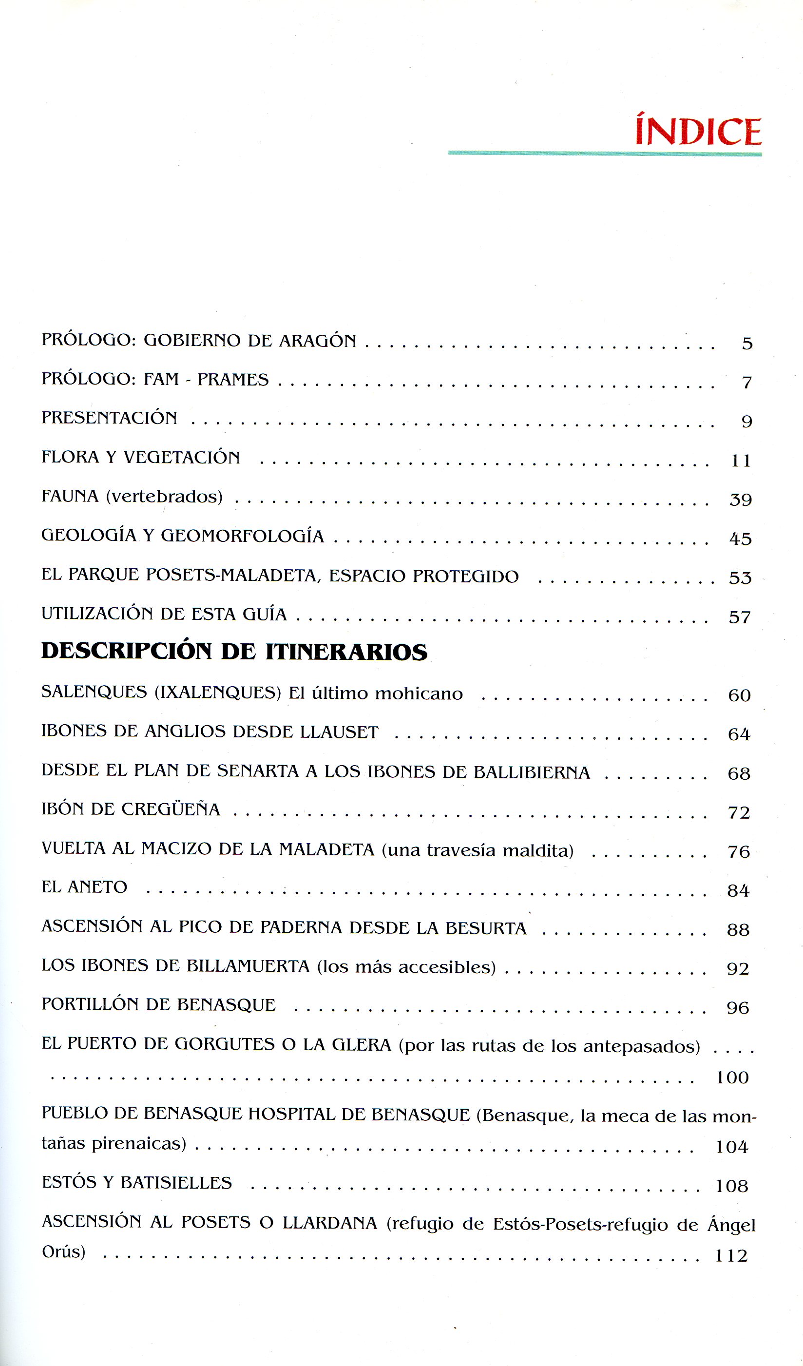 Parque Posets-Maladeta : 22 itinerarios a pie - Miniatura 2