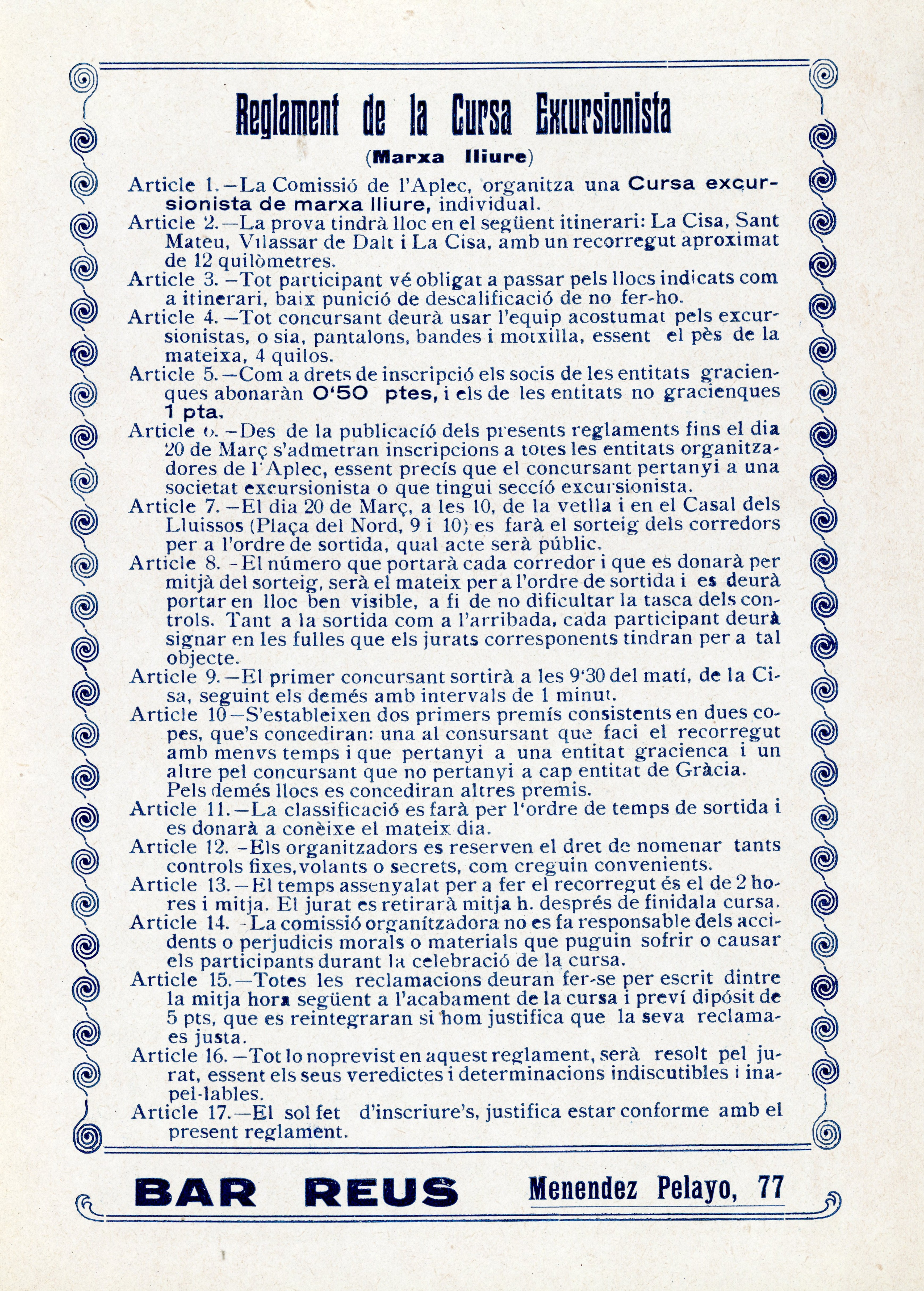 Primer Aplec de Germanor de l'Excursionisme Gracienc : 22 Març 1925 - Miniatura 3