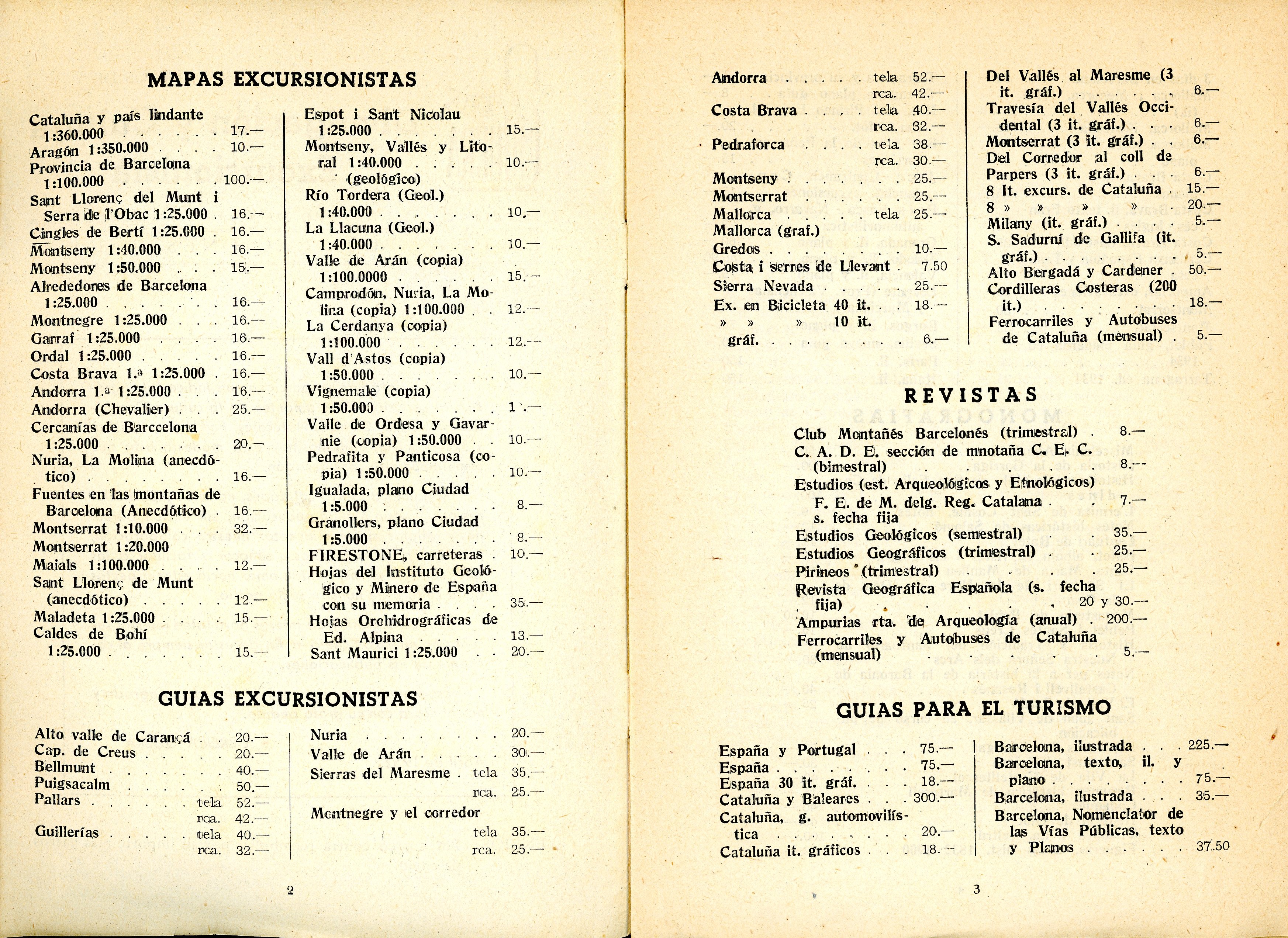 Libreria Quera : Divulgación y Cultura Excursionista : Lista de publicaciones - Miniatura 2