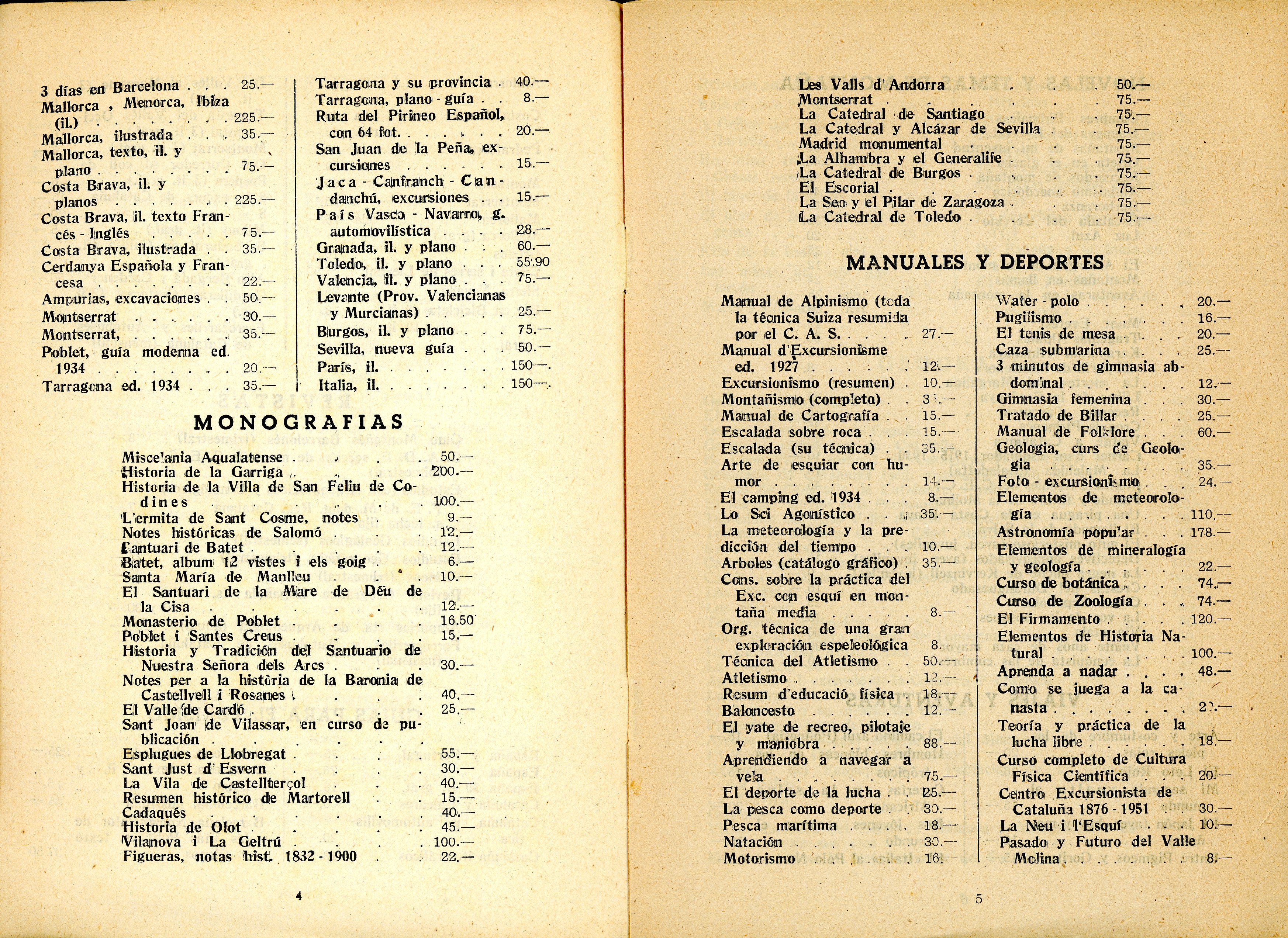 Libreria Quera : Divulgación y Cultura Excursionista : Lista de publicaciones - Miniatura 3