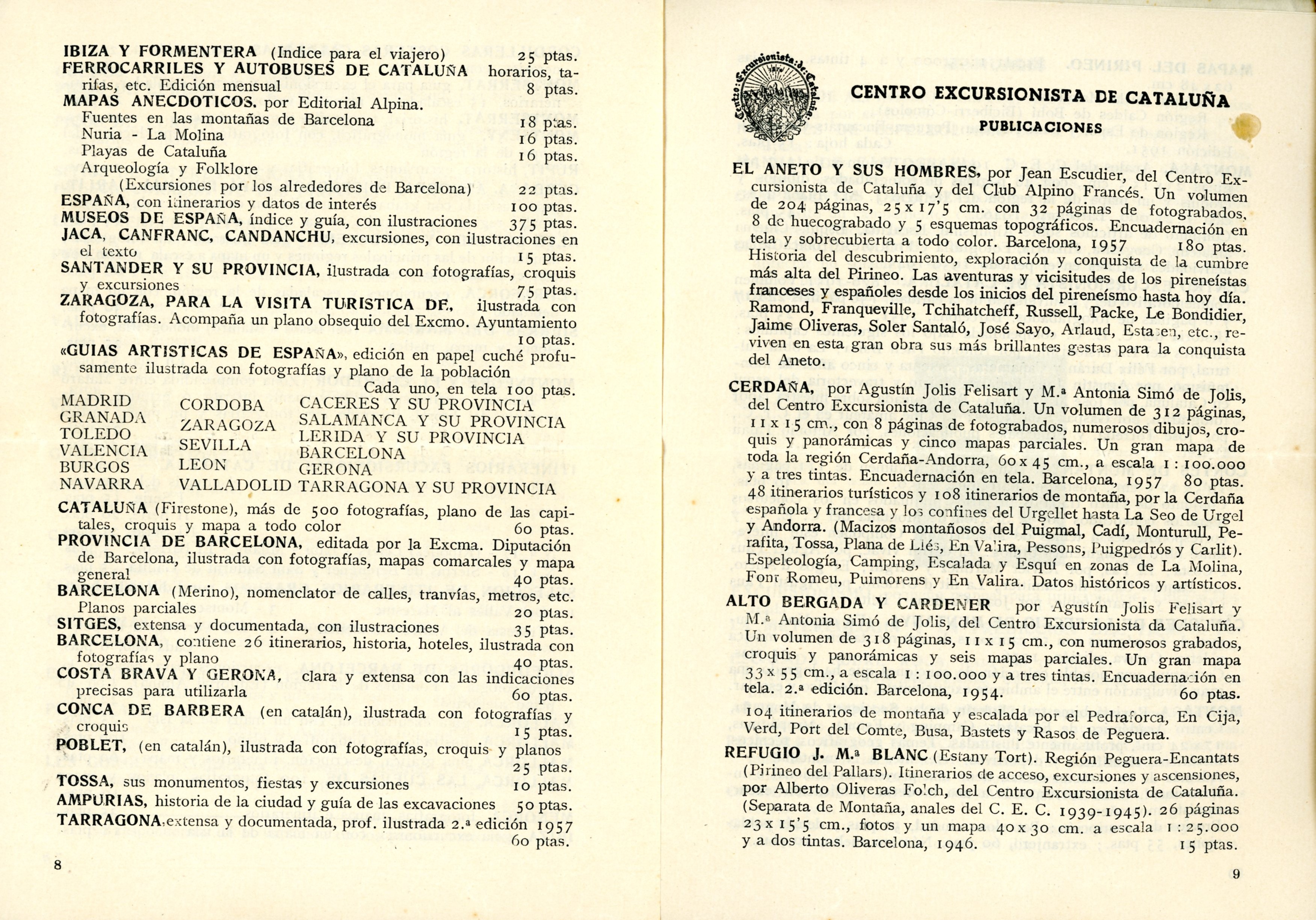 Libreria Quera : Divulgación y Cultura Excursionista : Catálogo de mapas, guías, manuales, novelas y temas de montaña - Miniatura 4