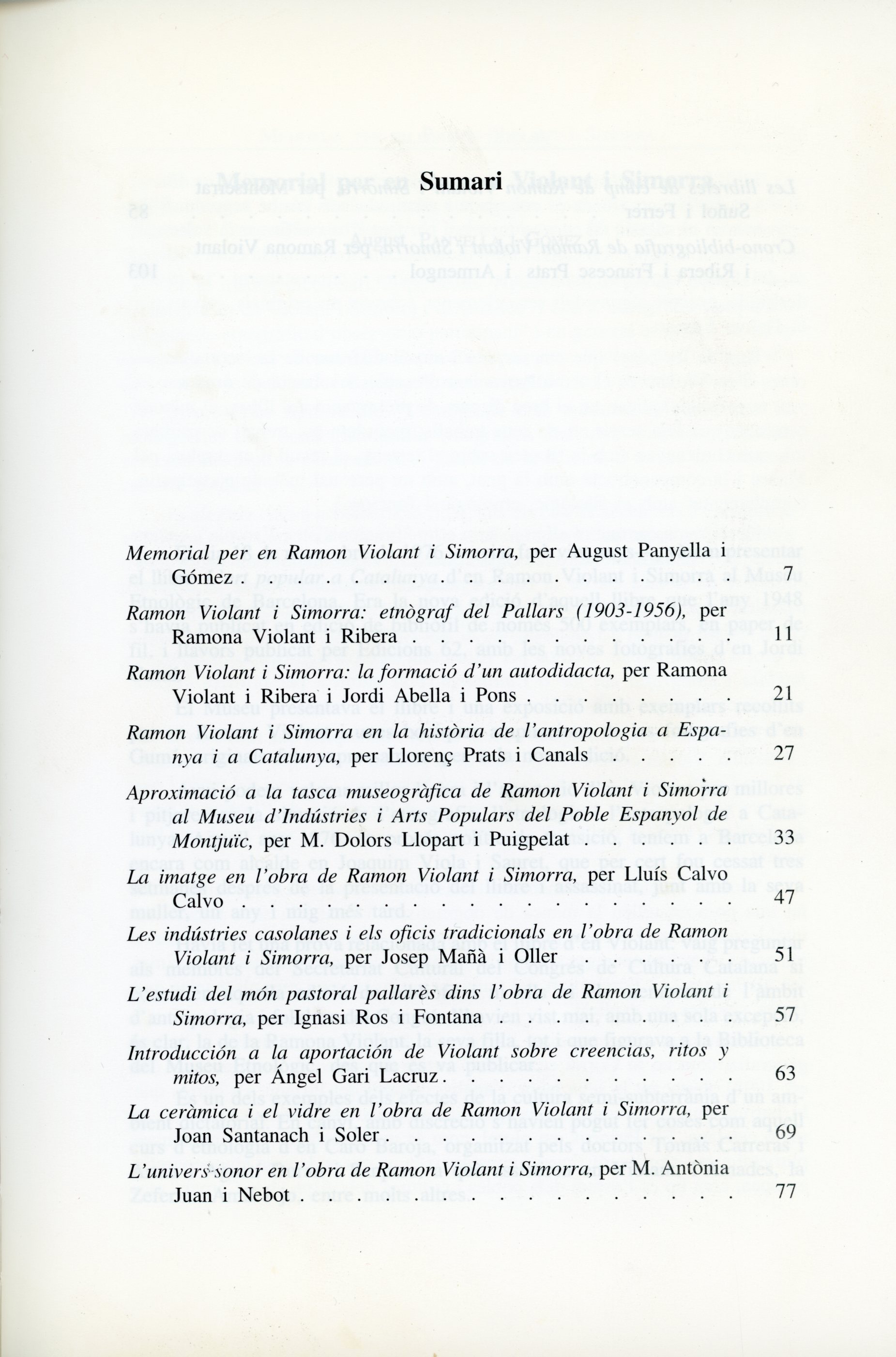 Ramon Violant i Simorra : La memòria d'un etnògraf - Miniatura 2
