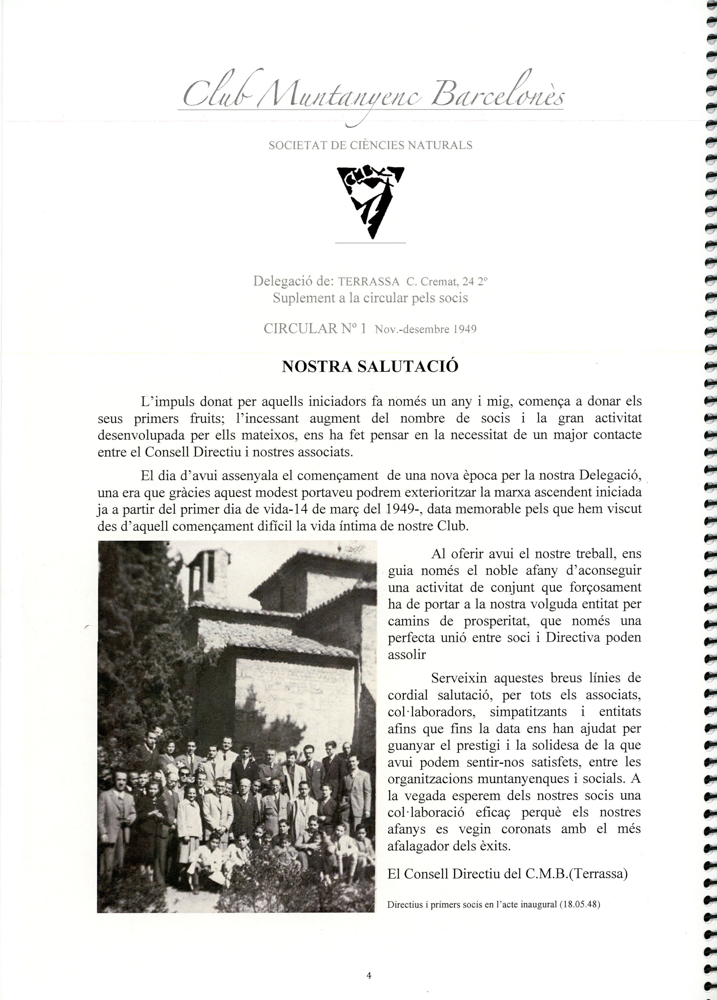 Recull d'antics escrits i articles del Club Muntanyenc de Terrassa (1949 - 1990) - Miniatura 3