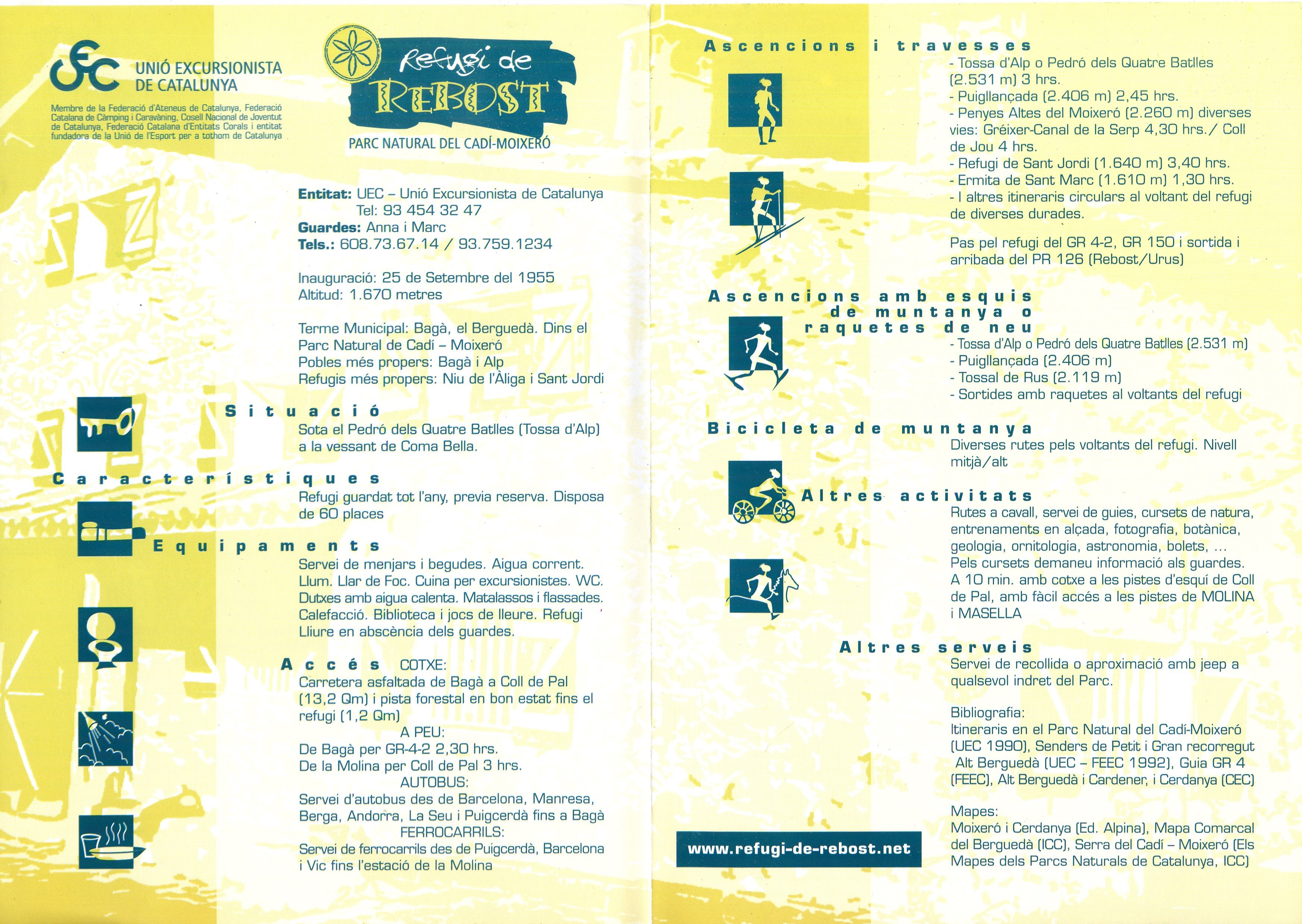 Refugi de Rebost : Parc Natural de Cadí-Moixeró - Miniatura 2