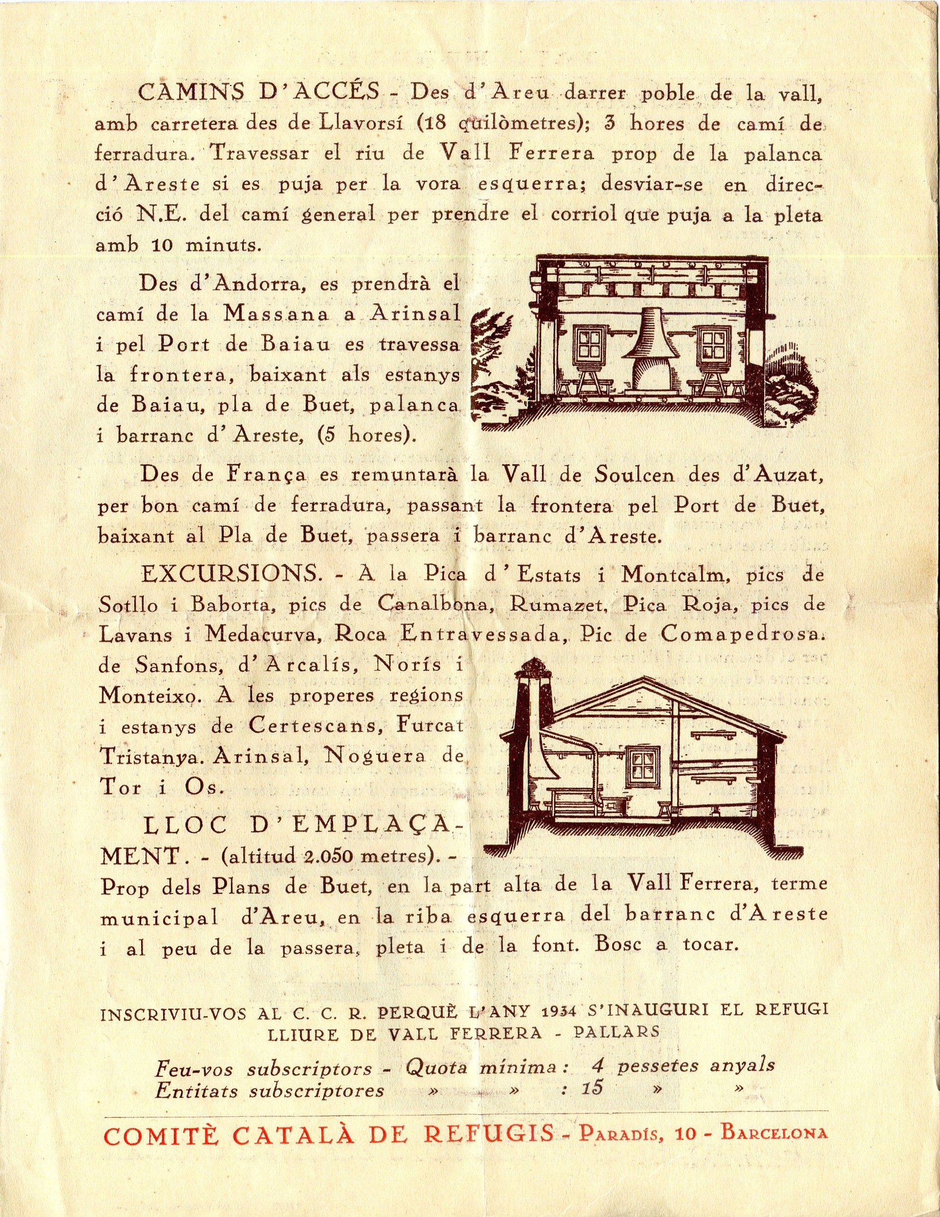 Projecte del refugi lliure de Vall Ferrera - Miniatura 3