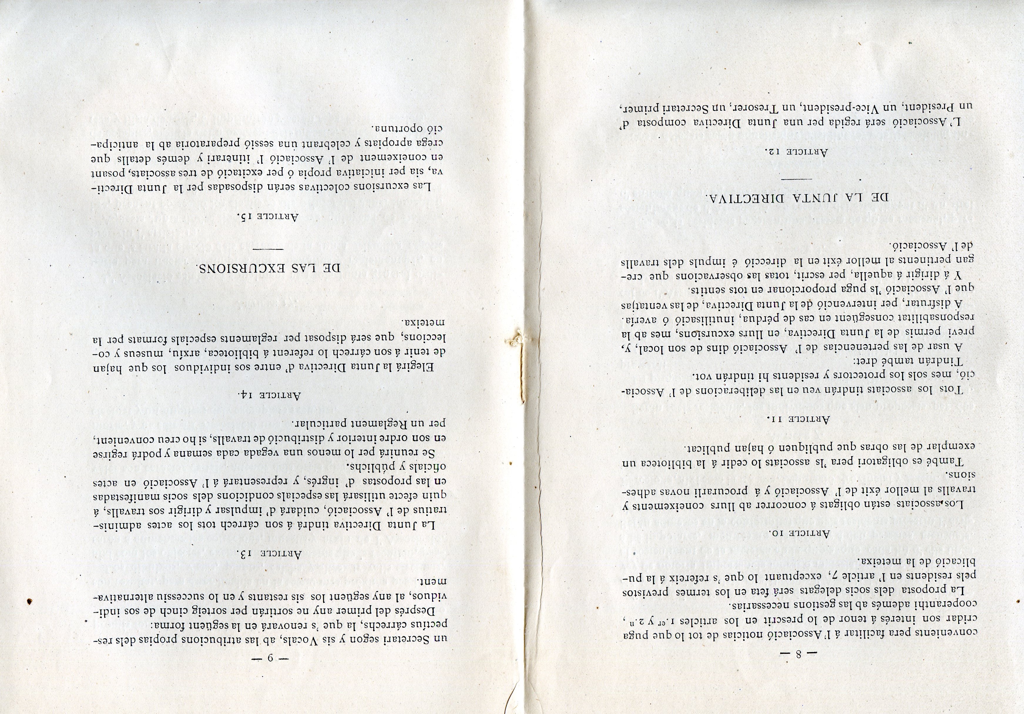 Reglament de la Associacio Catalanista d'Excursions Científicas - Miniatura 5