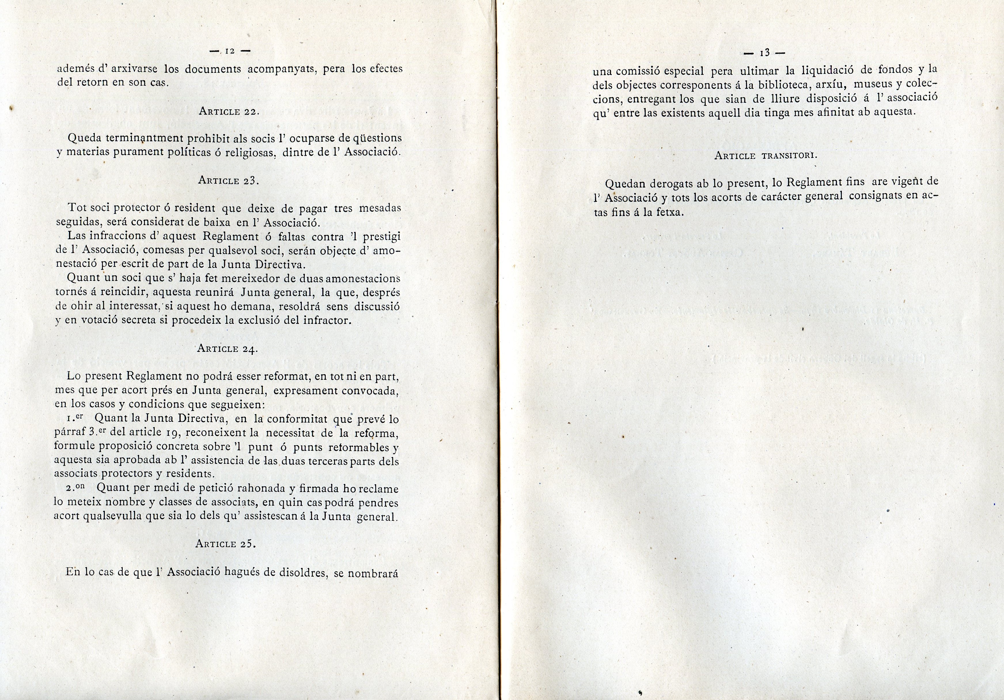 Reglament de la Associacio Catalanista d'Excursions Científicas - Miniatura 7