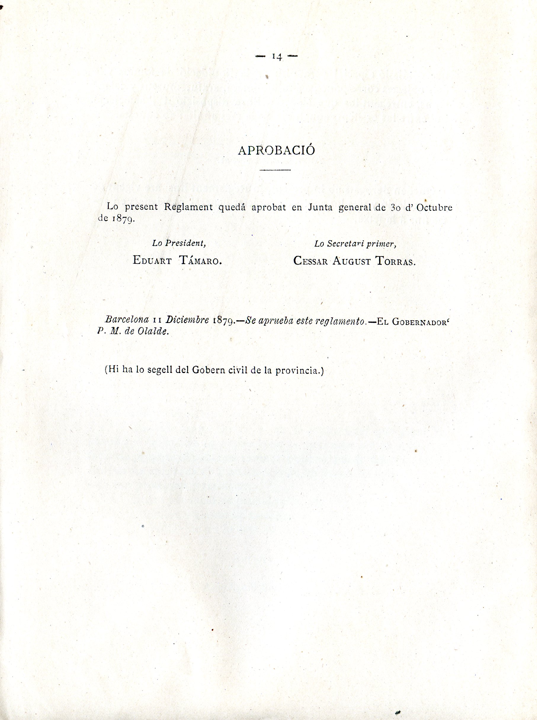 Reglament de la Associacio Catalanista d'Excursions Científicas - Miniatura 8