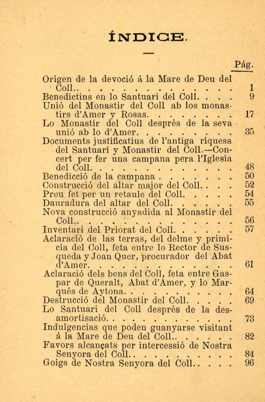 Ressenya histórica del santuari de Nostra Senyora del Coll, actualment iglesia parroquial - Miniatura 2