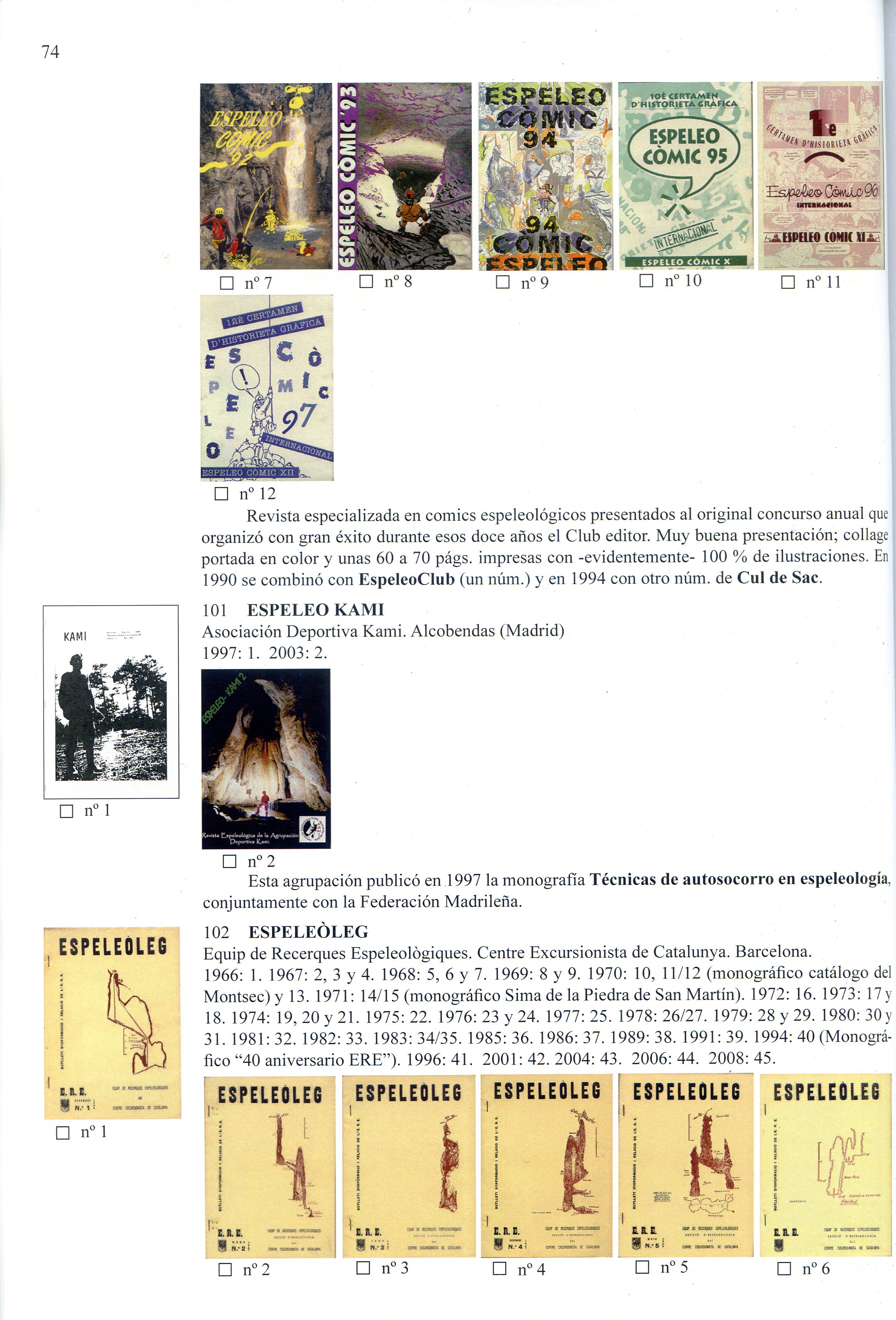 66 años de boletines y revistas espeleológicas del estado español 1950-2015 - Miniatura 4