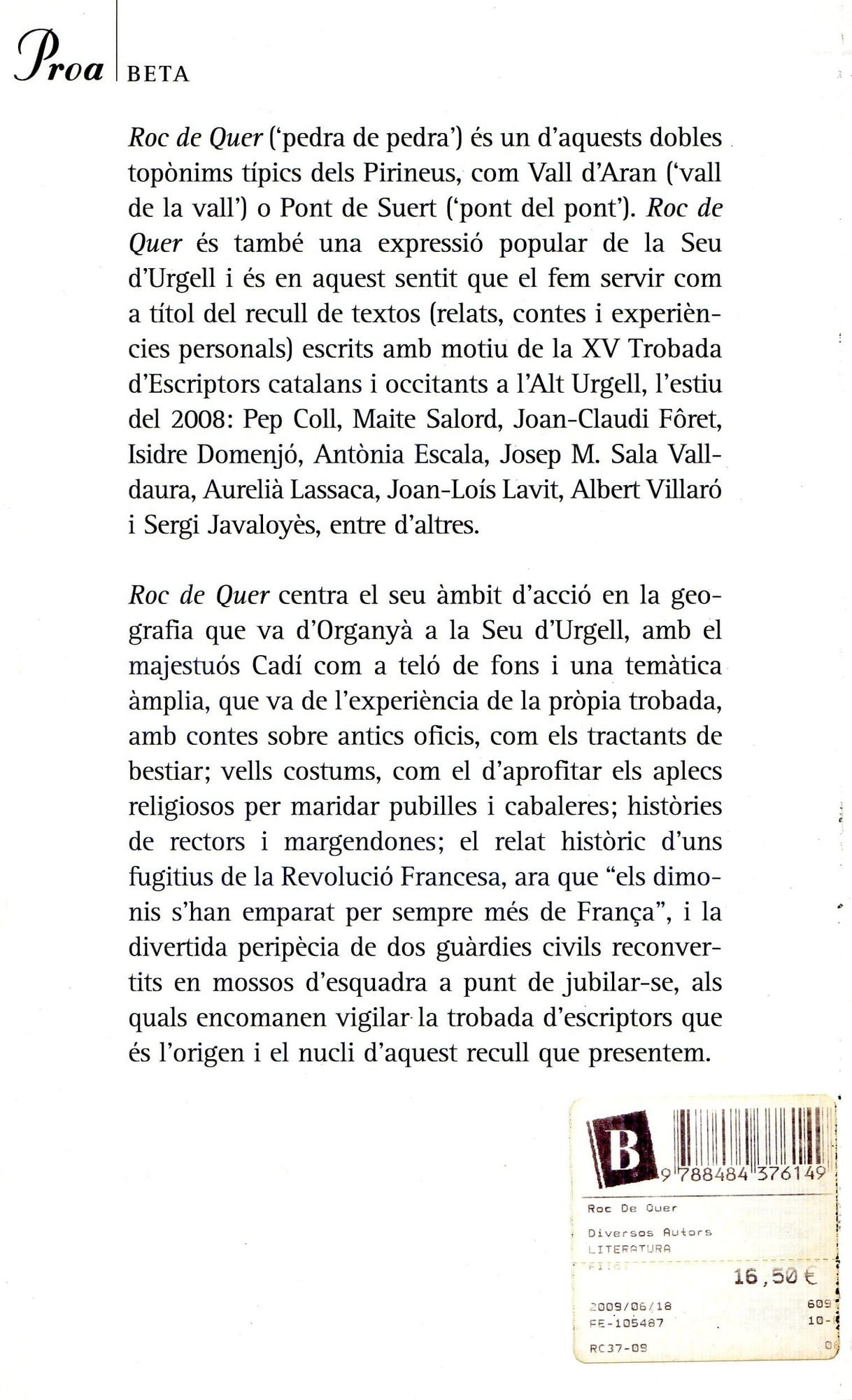 Roc de Quer : Relats dels Pirineus - Miniatura 2