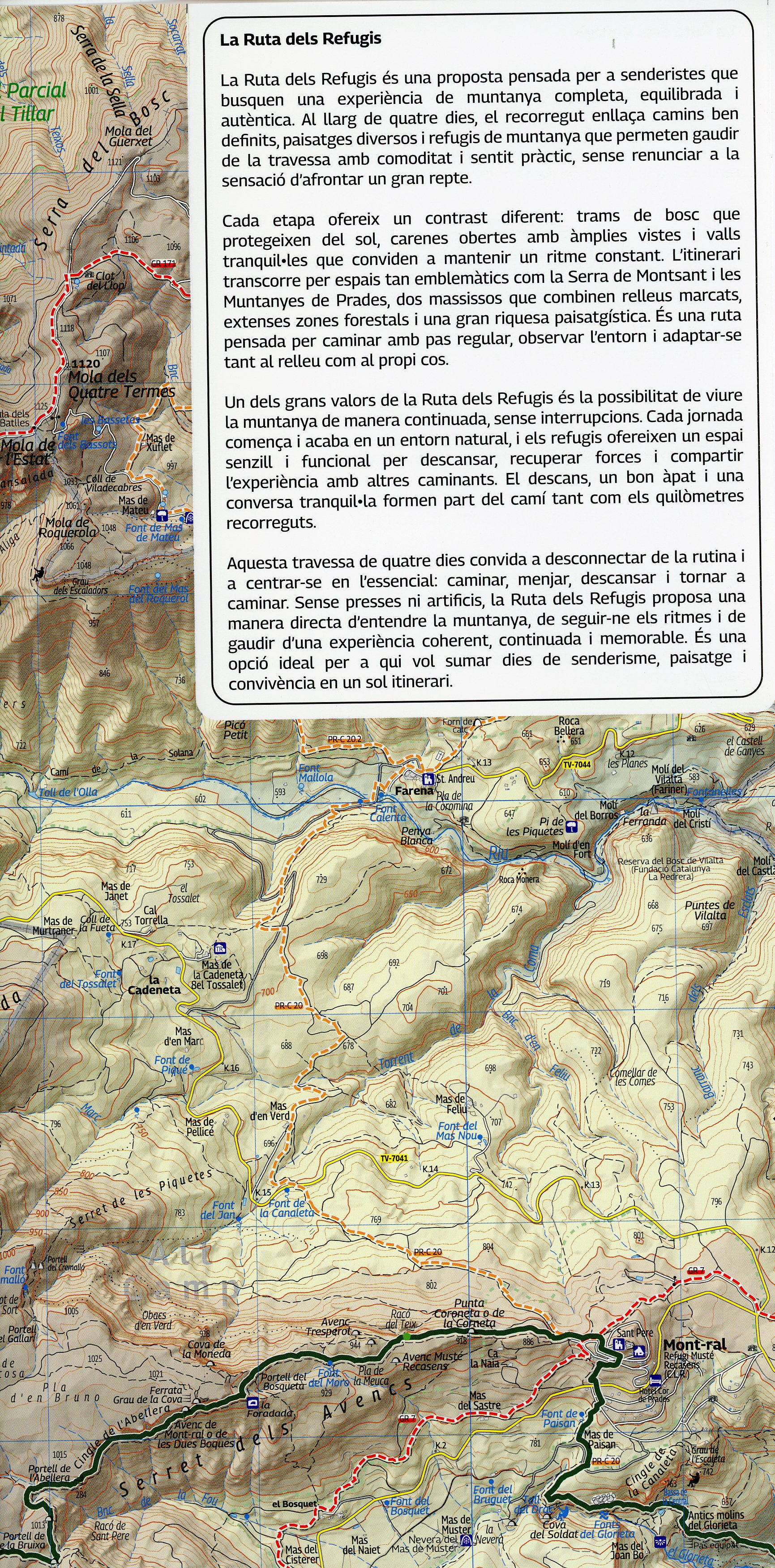 La Ruta dels Refugis : Serra de Montsant Muntanyes de Prades - Miniatura 3
