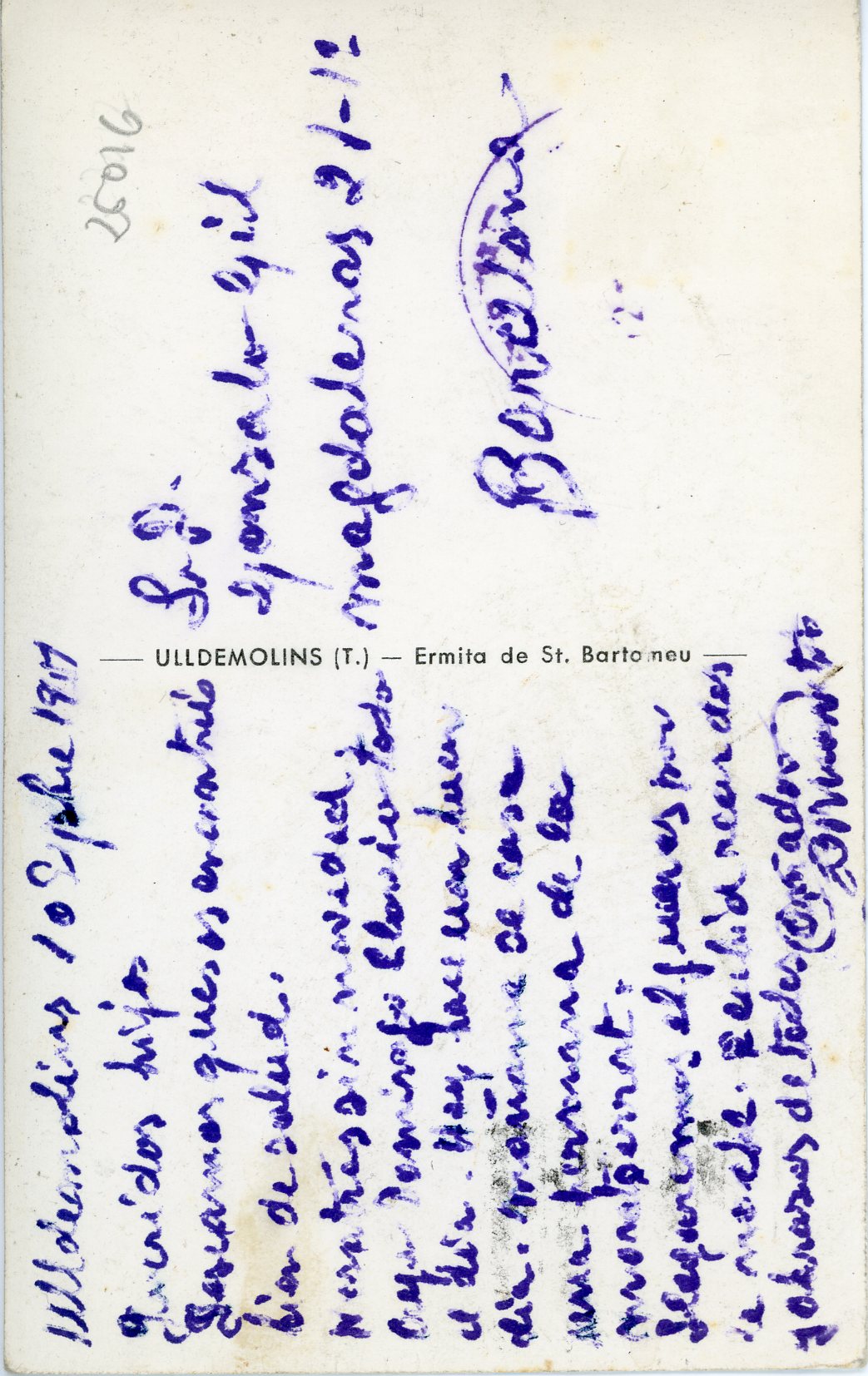 Ulldemolins (T.) - Ermita de St. Bartomeu - Miniatura 2