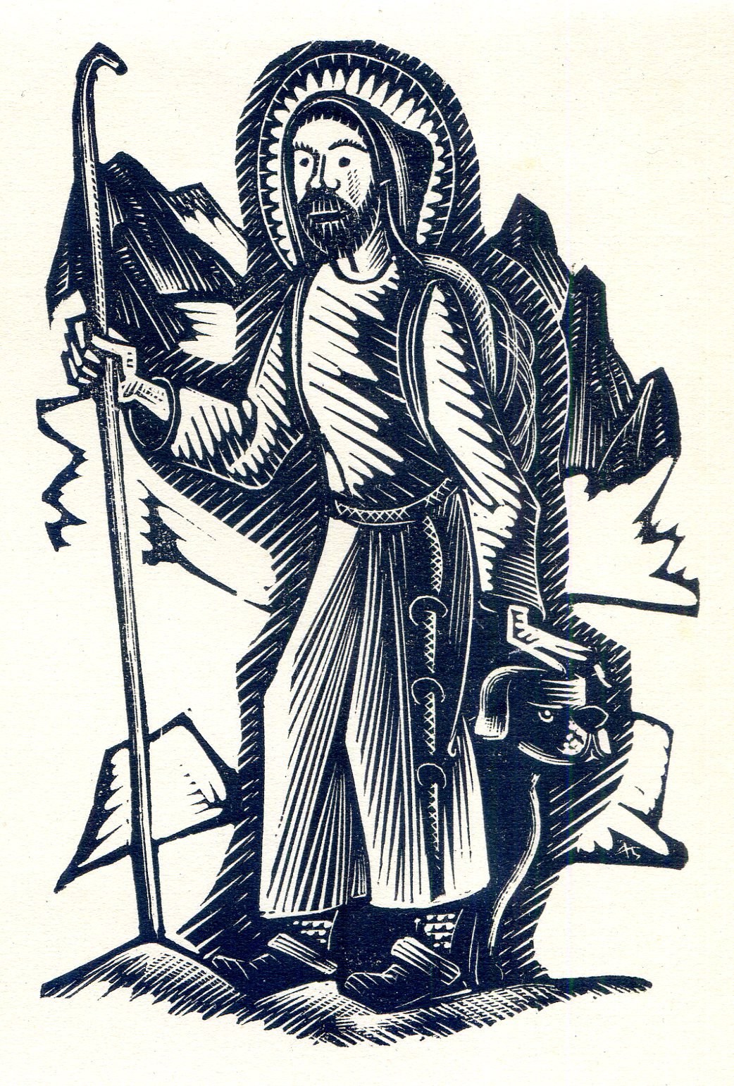 Goigs a llaor de Sant Bernat de Menthon : Ardiaca d'Aosta : Declarat per S. S. Pius XI : Patró dels excursionistes : La seva festa 15 de juny - Miniatura 2