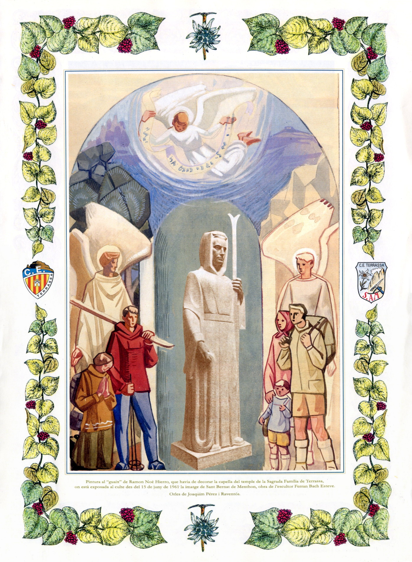 Goigs en honor i lloança a l'insigne arxidiaca d'aosta, el gloriós Sant Bernat de Menthon patró dels muntanyencs - Miniatura 3