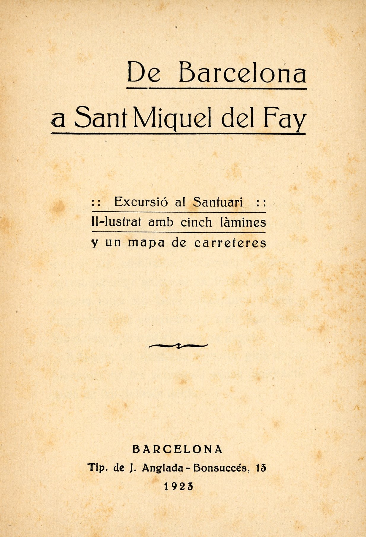 Sant Miquel del Fay : De Barcelona a Sant Miquel del Fay : Excursió al Santuari - Miniatura 2