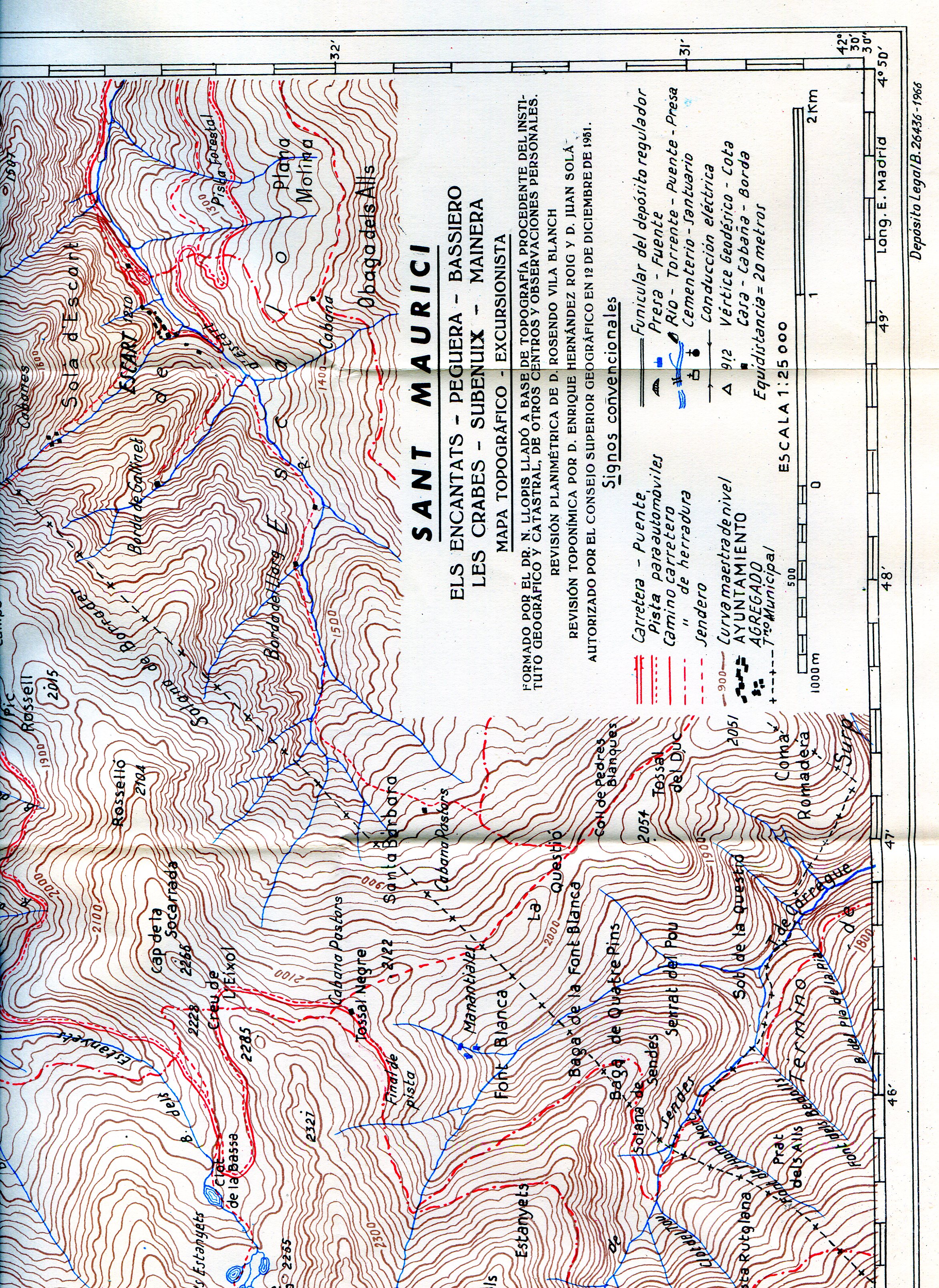 Sant Maurici : Els Encantats - Peguera - Bassiero - Les Crabes - Subenuix - Mainera - Miniatura 2