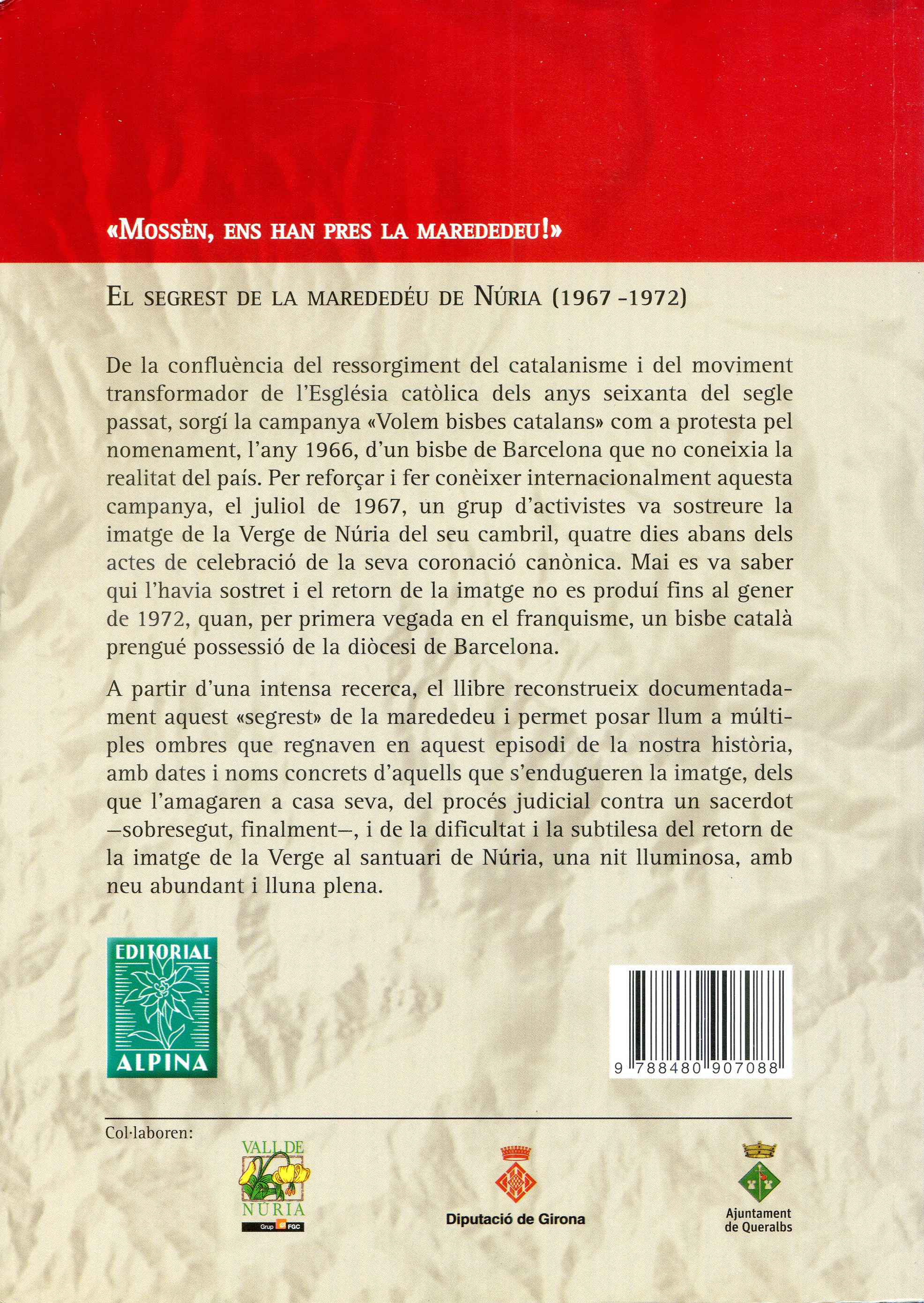 "Mossèn, ens han pres la marededeu!" : El segrest de la marededeu de Núria - Miniatura 3