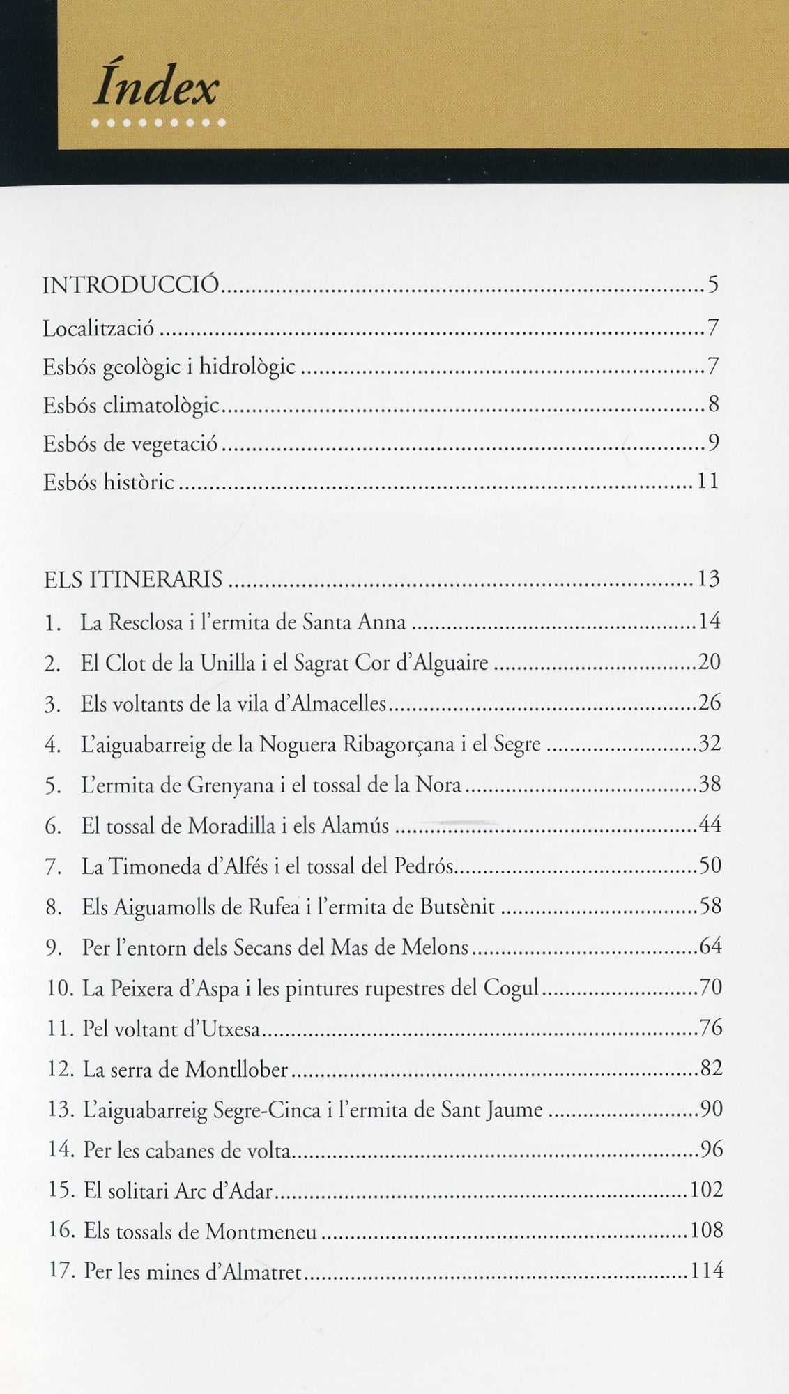 Segrià : 17 excursions a peu - Miniatura 2