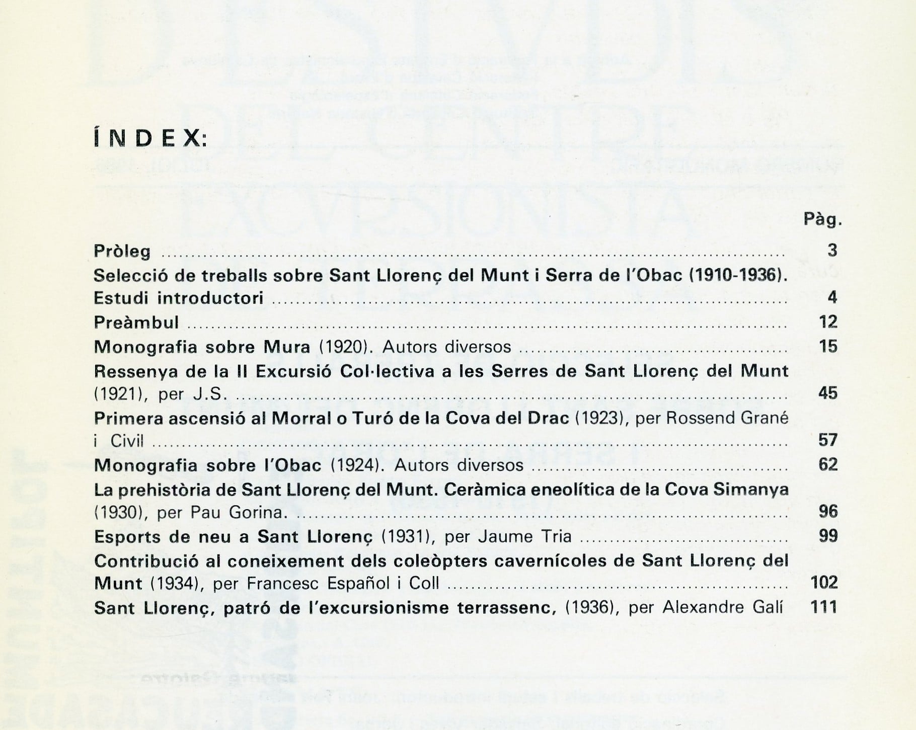 Selecció de treballs sobre Sant Llorenç del Munt i Serra de l'Obac (1910-1936) - Miniatura 2