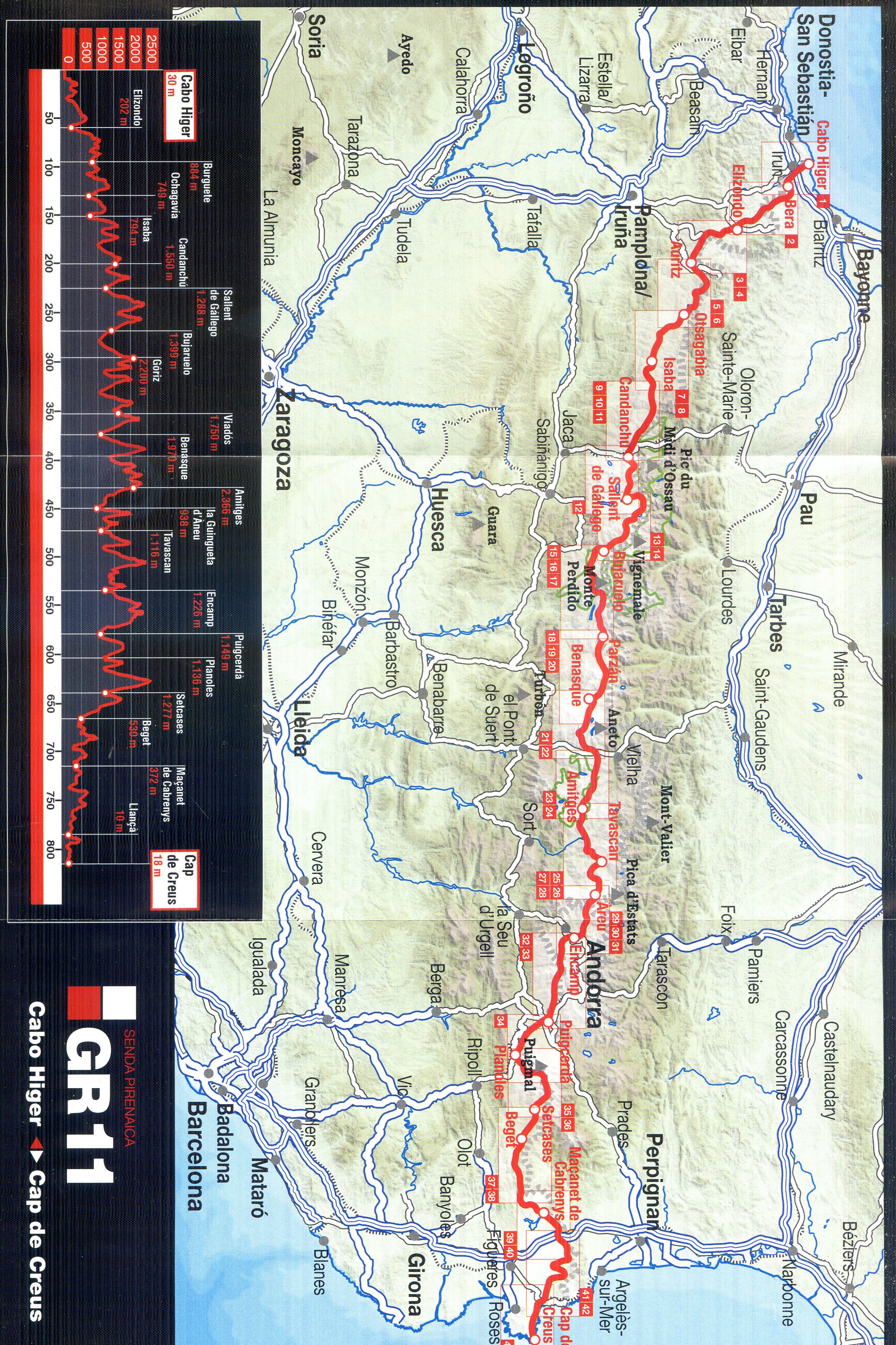 GR 11 : Senda Pirenaica : Cabo Higer - Cap de Creus - Miniatura 3